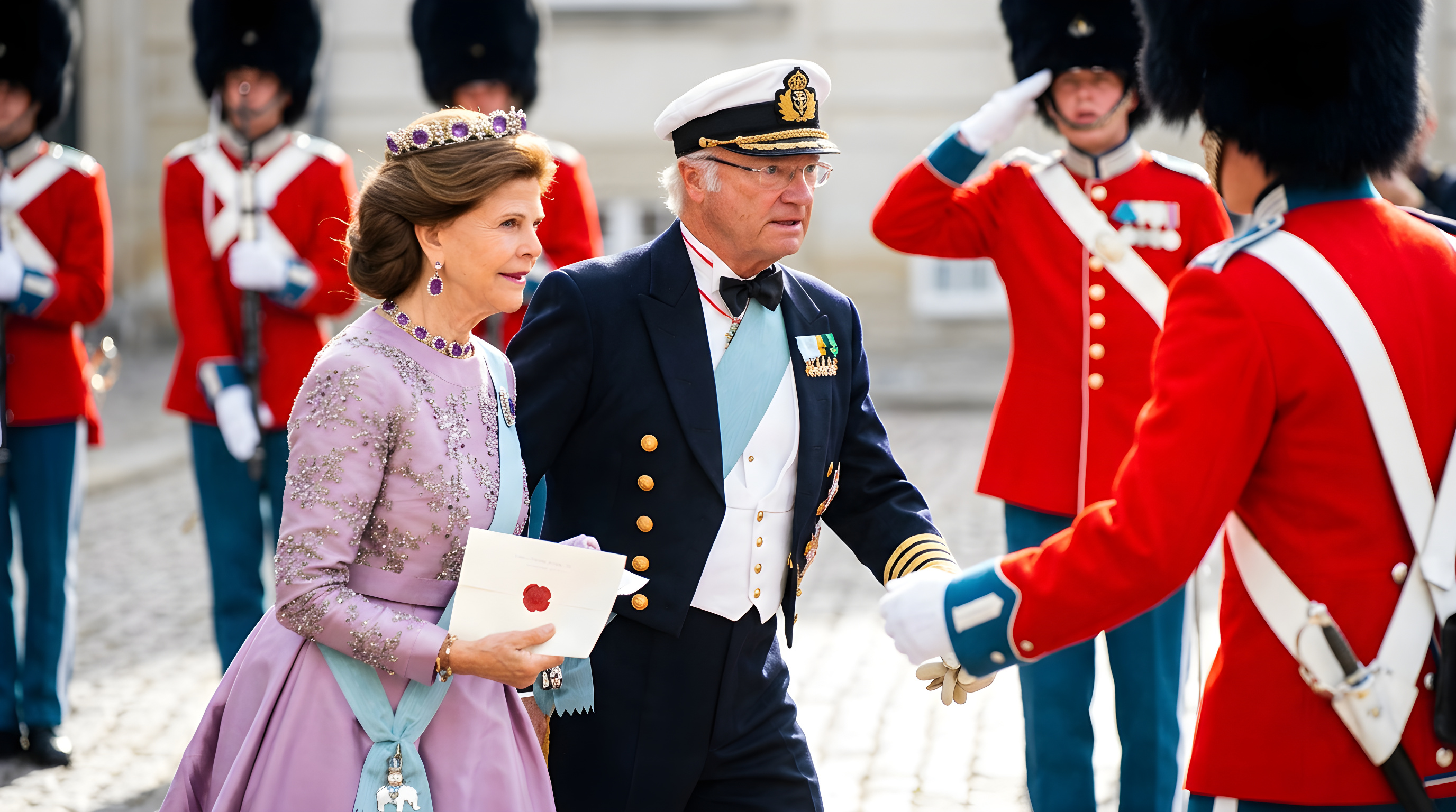 Svensk hilsen sendt til dronning Margrethe efter fald