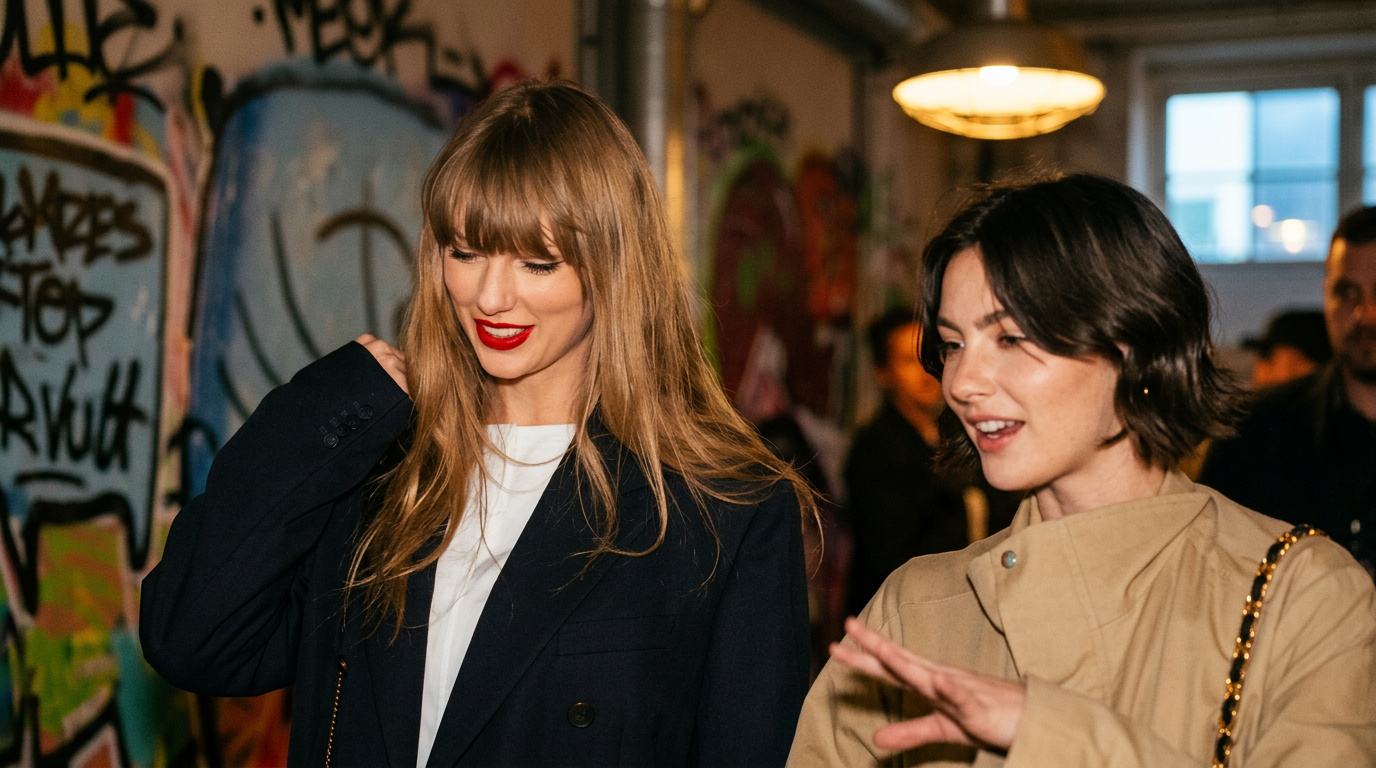 Taylor Swift guider den nye popstjerne Gracie Abrams