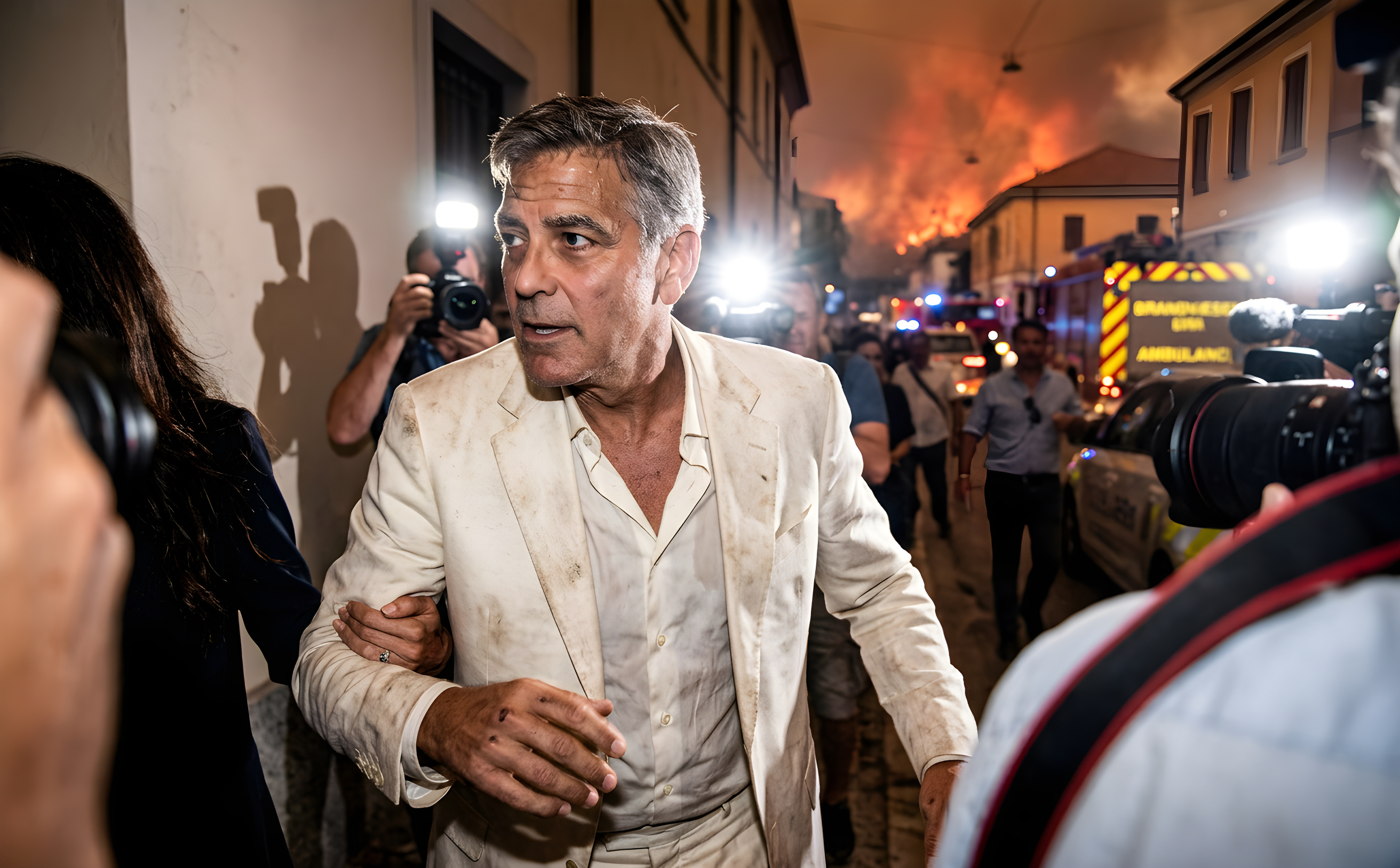 George og Amal Clooney må flygte fra fransk luksusvilla