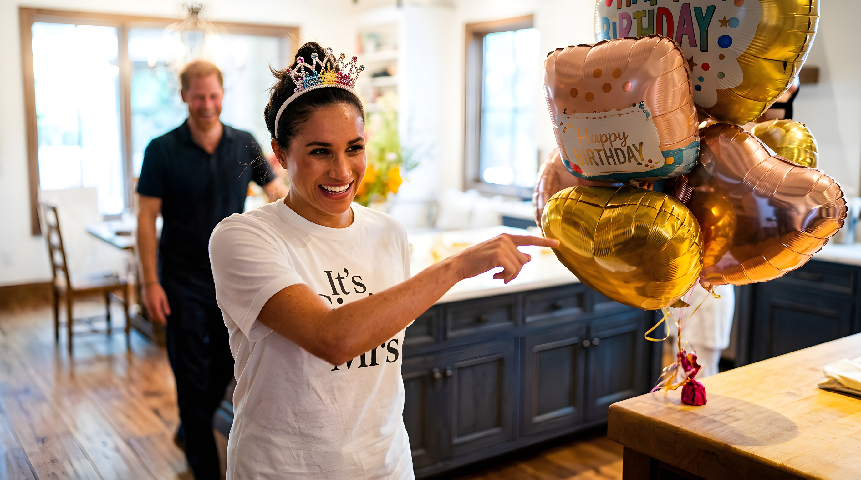Meghan Markle danser med tiara i ny video