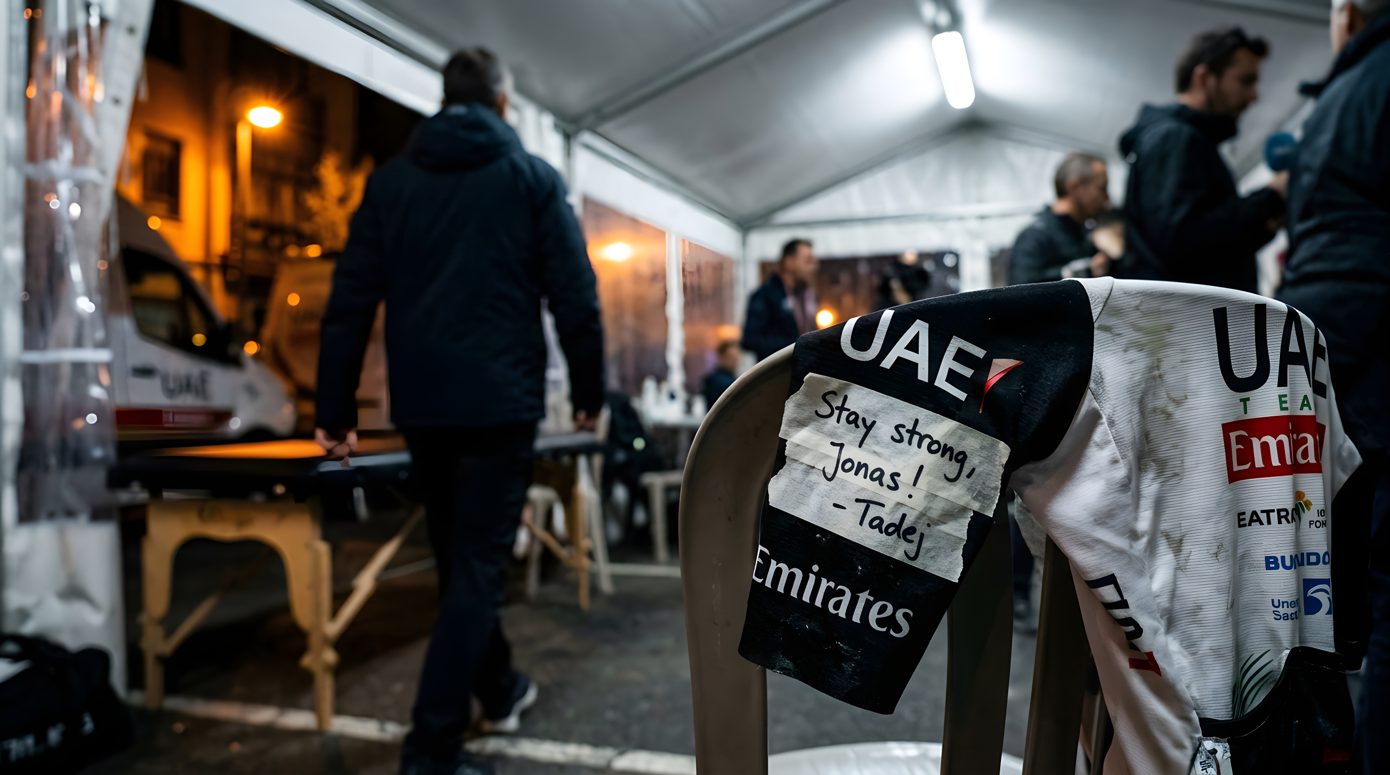 Tadej Pogacar sendte hemmelig hilsen til Jonas Vingegaard