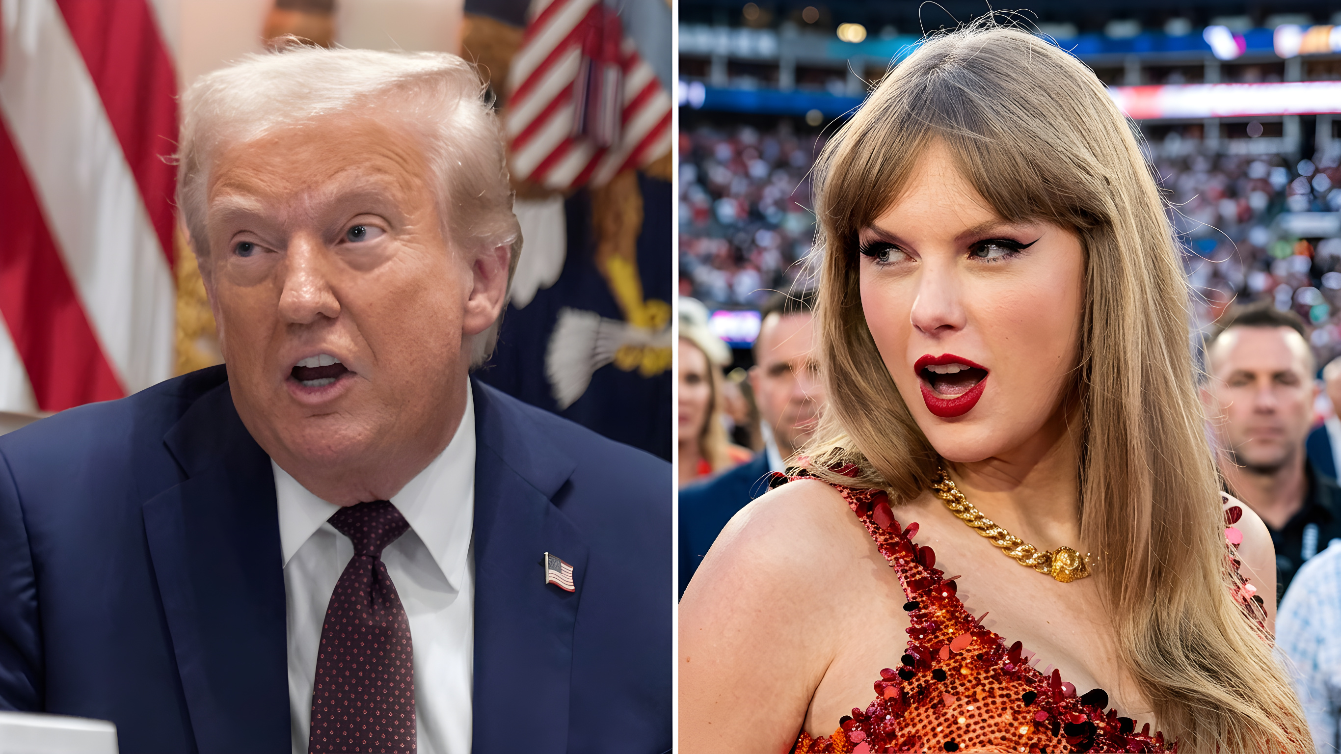 Donald Trump fjerner Taylor Swifts musik fra sine videoer
