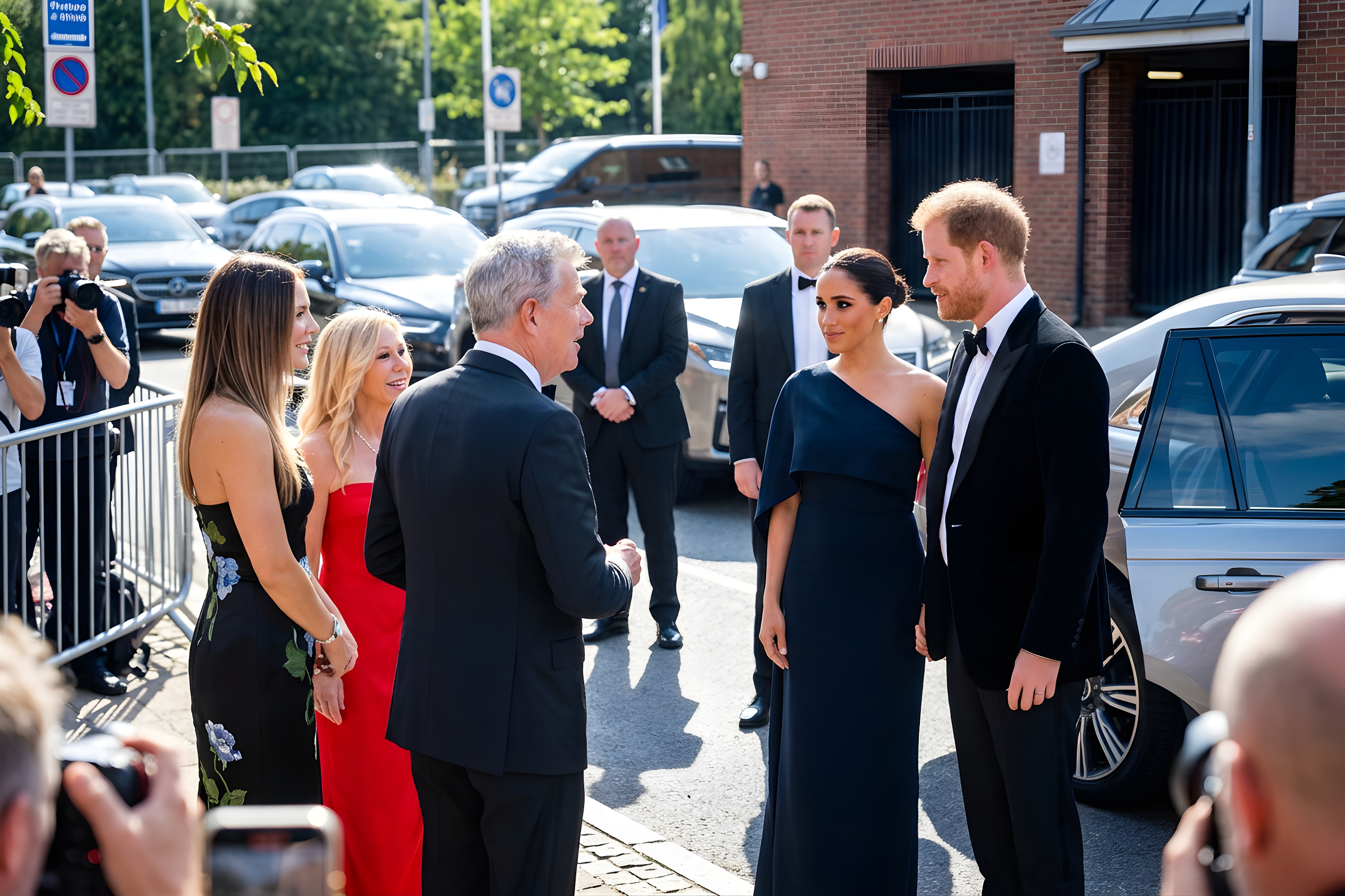 Meghan Markle overset i akavet øjeblik på rød løber