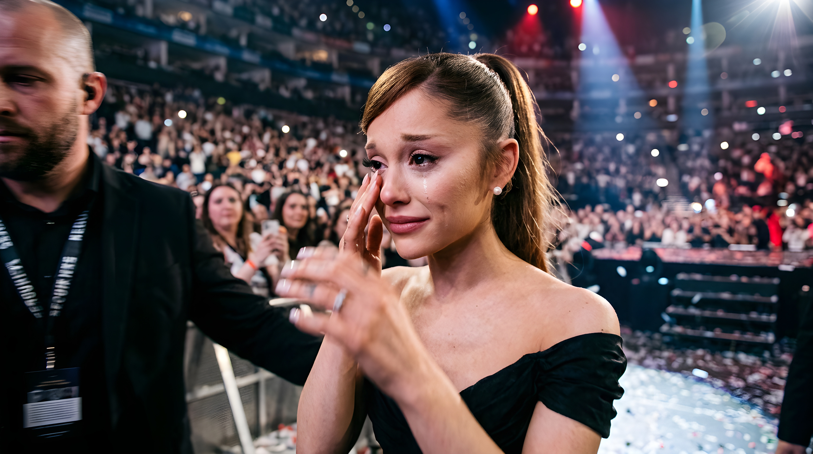 Ariana Grande trækker sig fra offentligheden efter tårevædet koncert