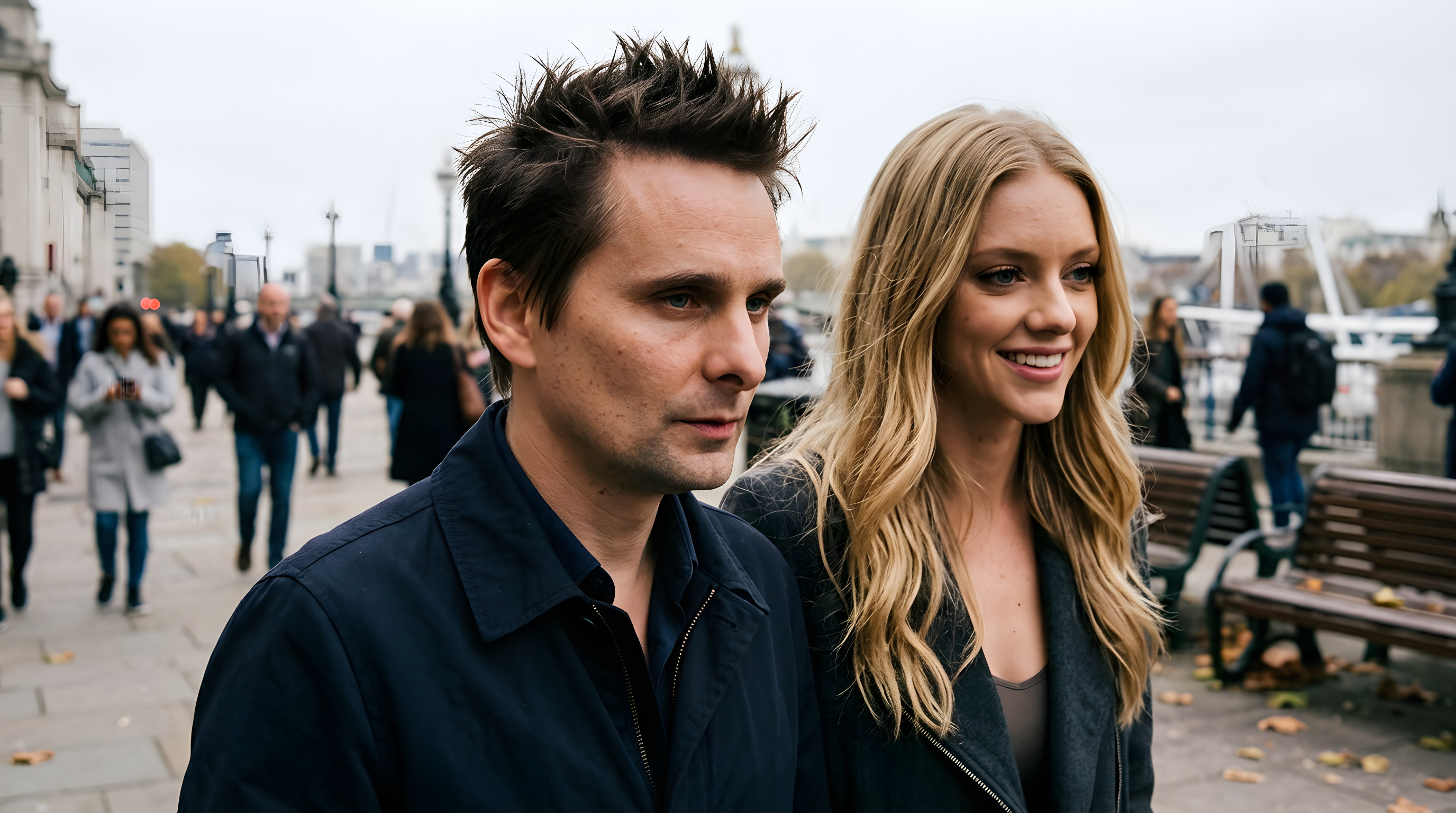Muse-forsanger Matt Bellamy skal skilles fra Elle Evans