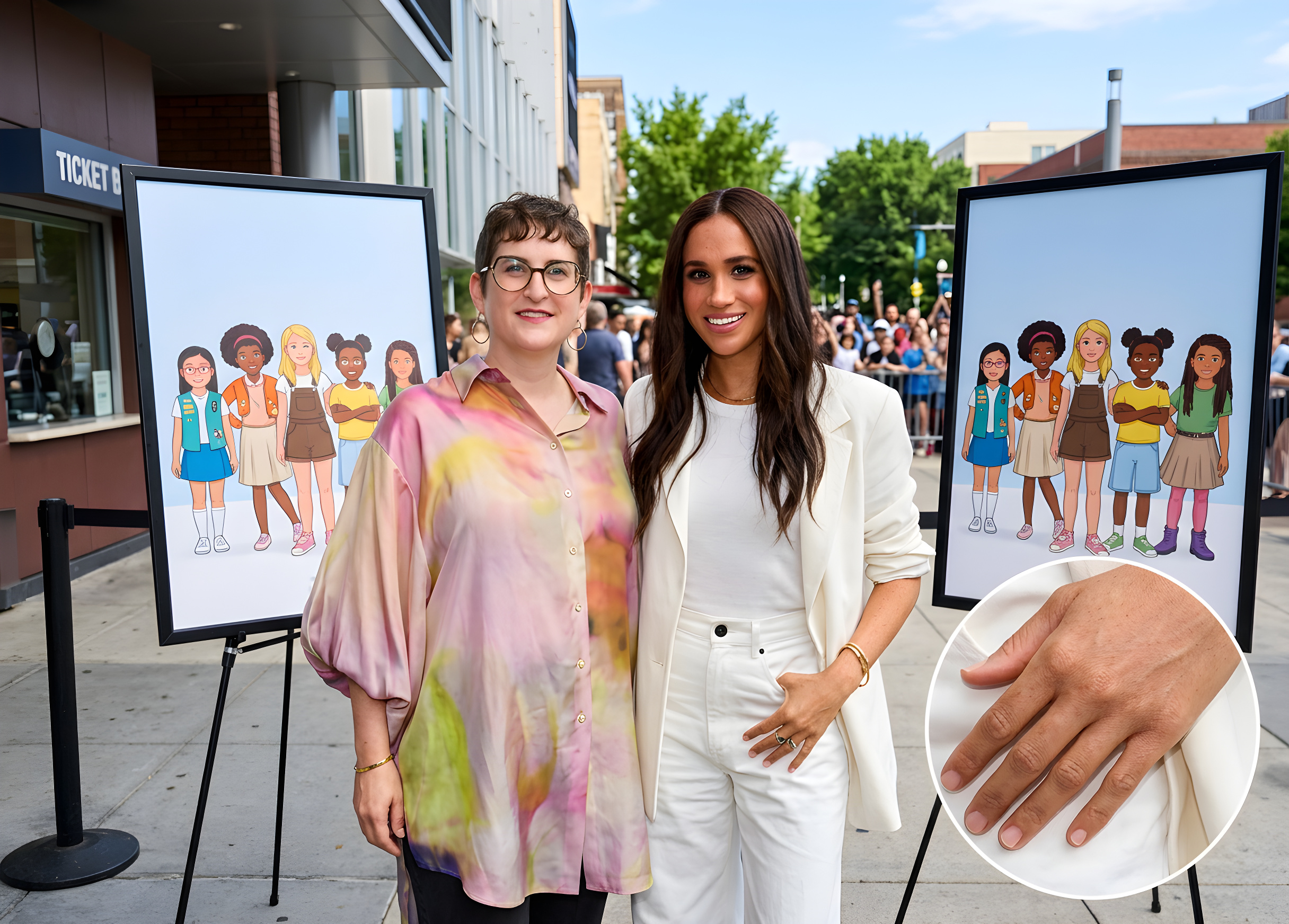 Meghan Markle set uden sin ring til 1,3 millioner