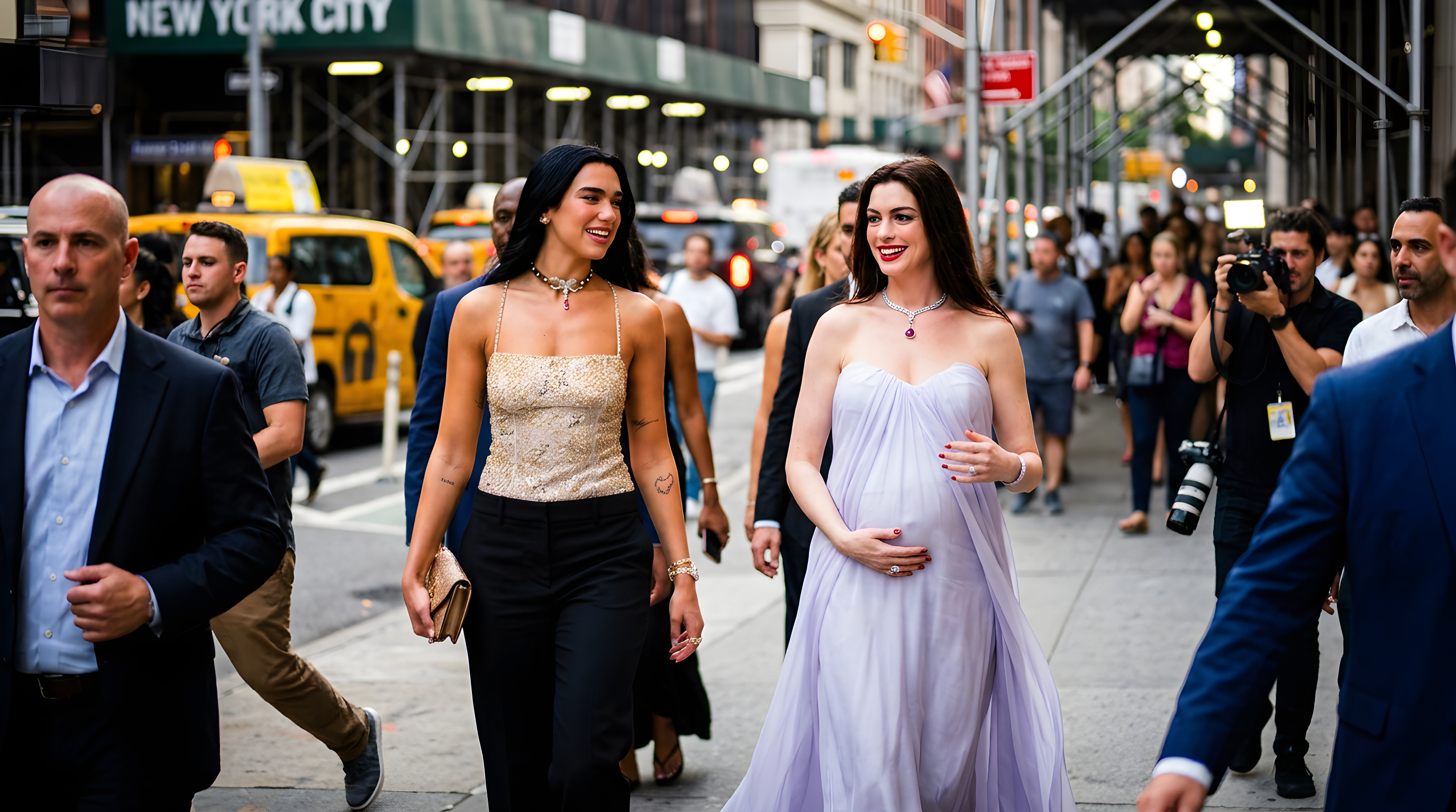 Stjernerne glitrede til eksklusiv smykkefest i New York