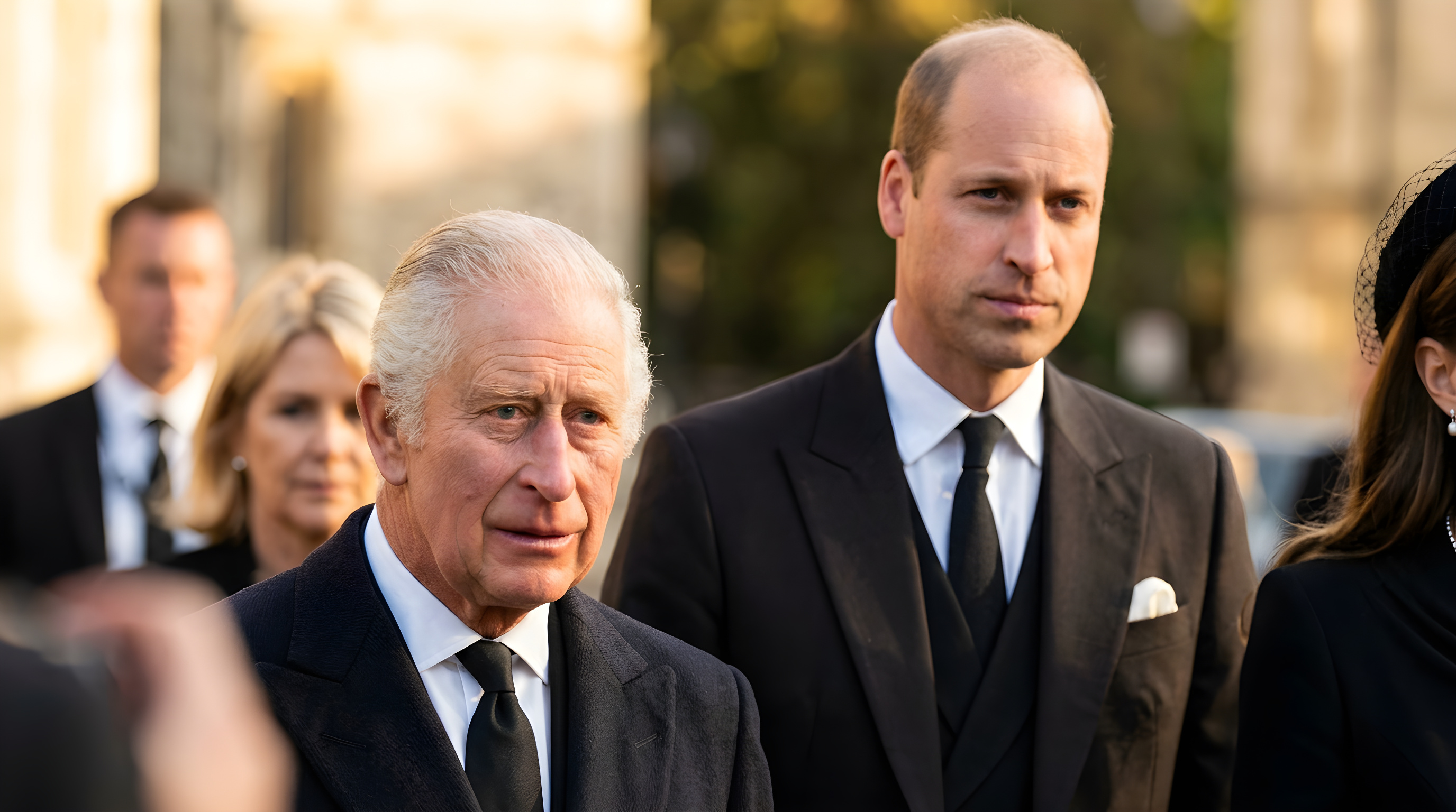 Kong Charles viser sin loyalitet til prins William