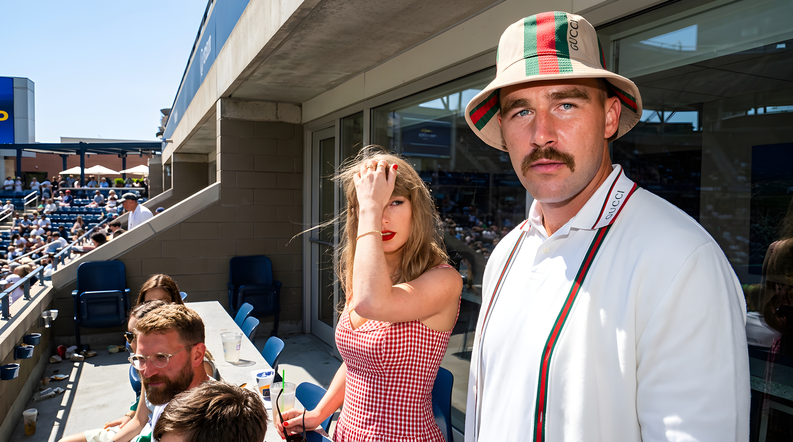 Fans driller Travis Kelce efter billeder med smuk model