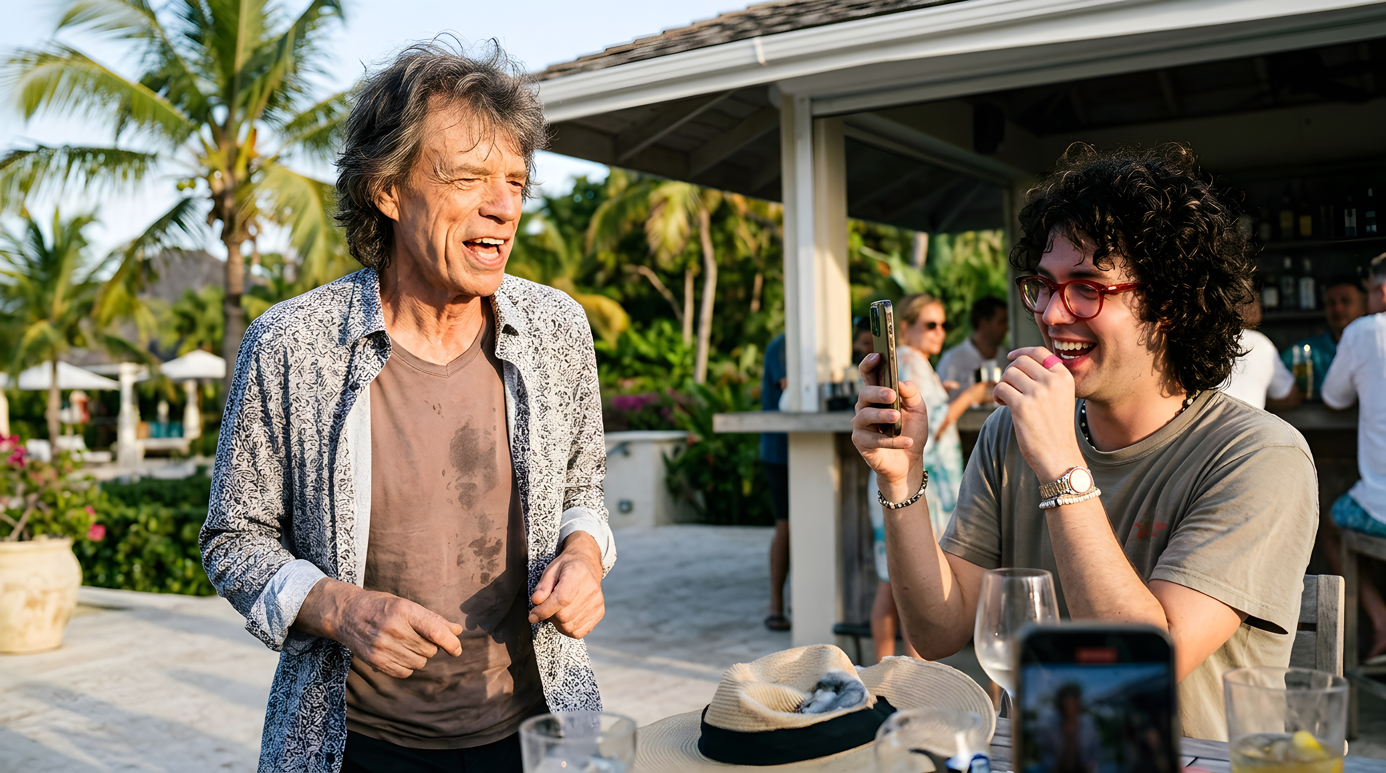83-årige Mick Jagger indtager dansegulvet på ferie