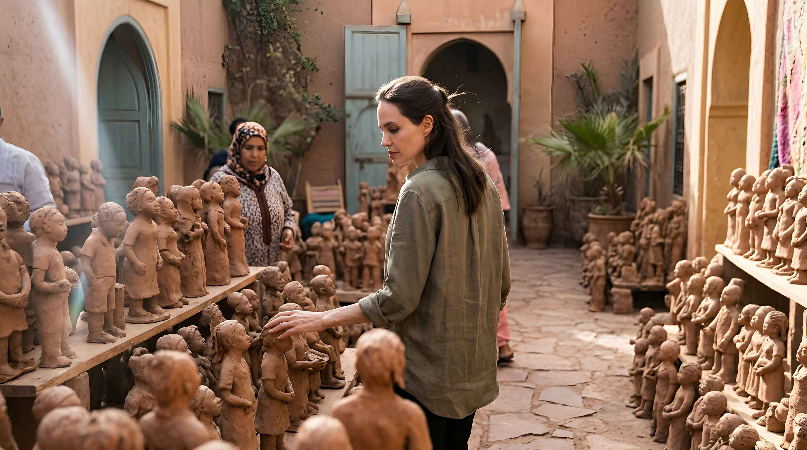 Angelina Jolie hylder bortførte skolepiger i Marokko