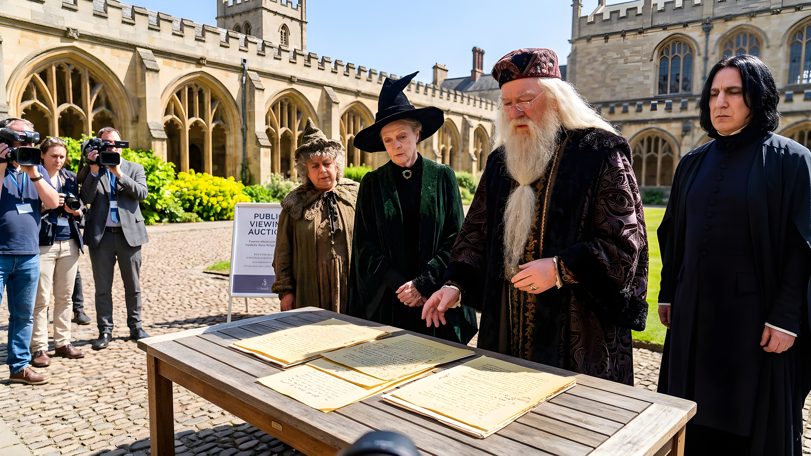 Alan Rickmans Harry Potter-manuskript solgt for formue