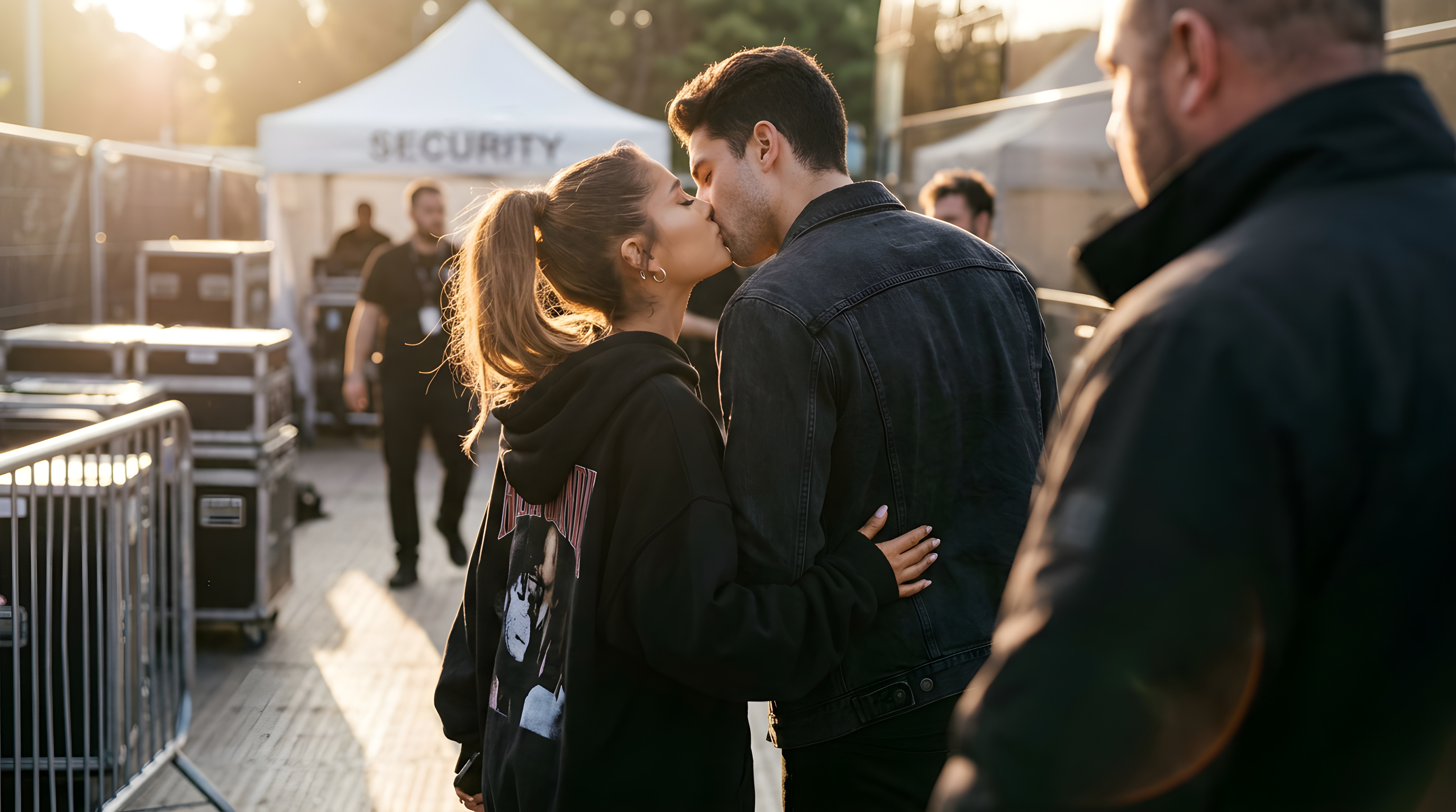 Ariana Grande kysser Ricky Alvarez og antyder bryllup