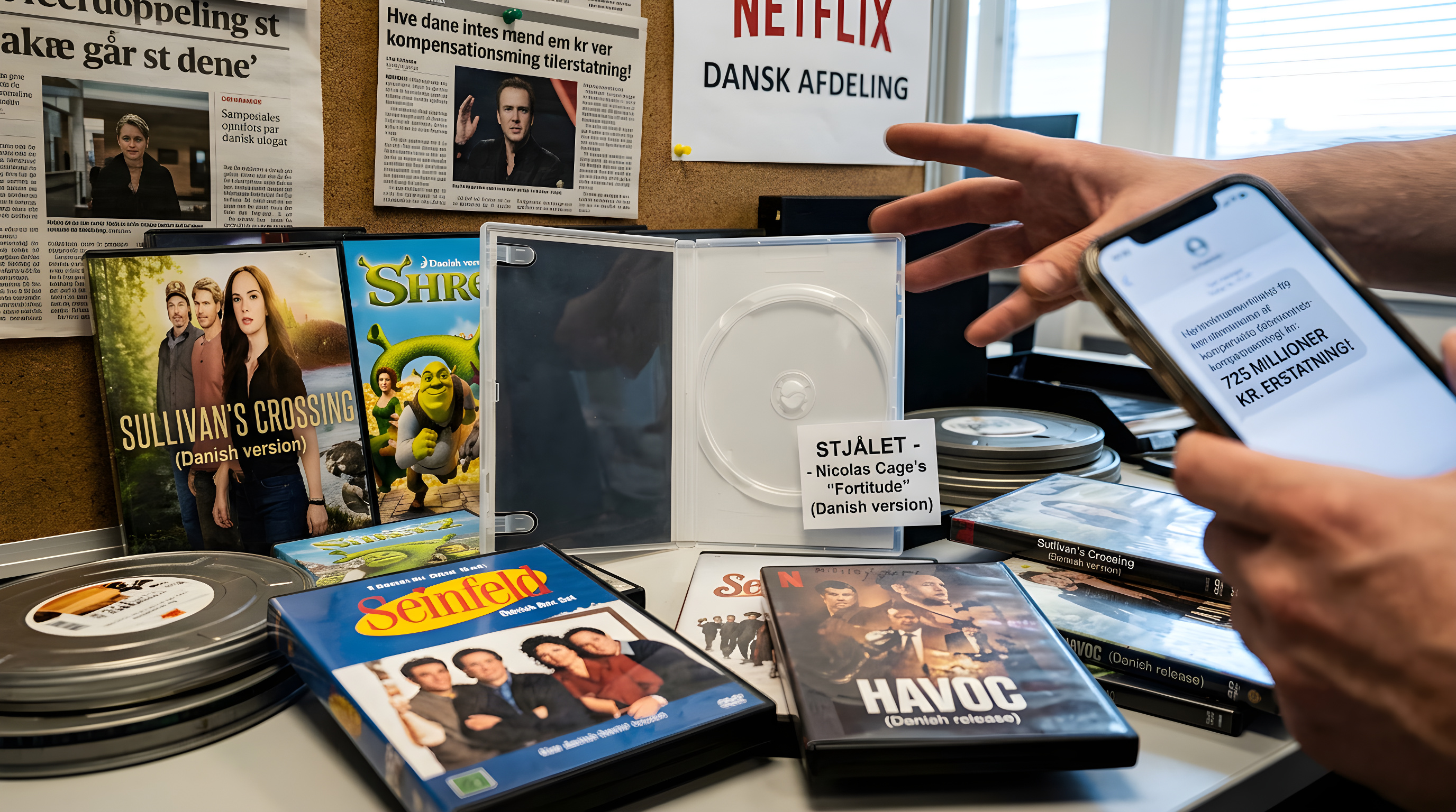 Ny Nicolas Cage-film stjålet fra skrivebord hos Netflix
