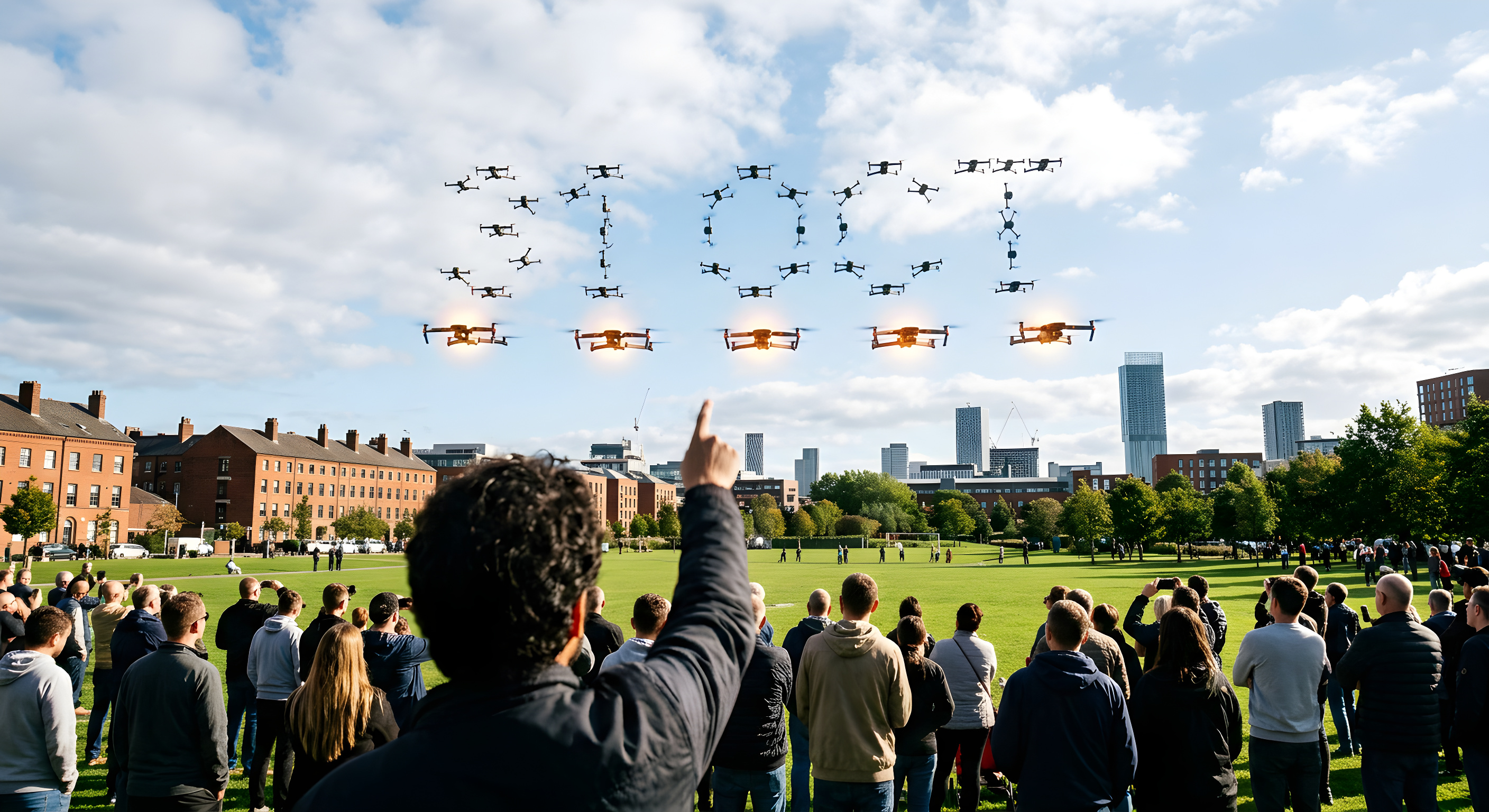 Oasis teaser stor turnényhed med droneshow