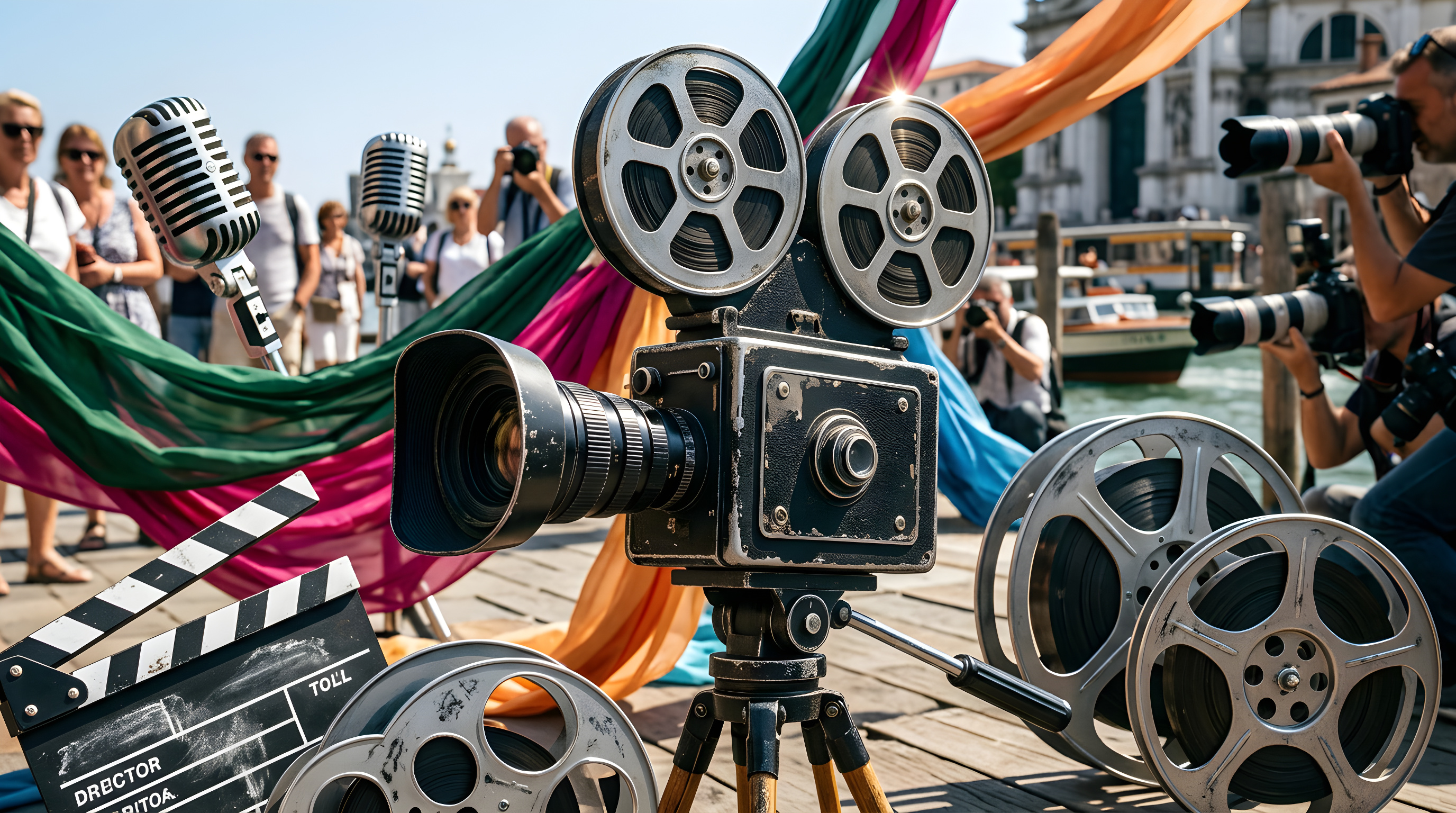 George Clooney indtager Venedig med stor masterclass