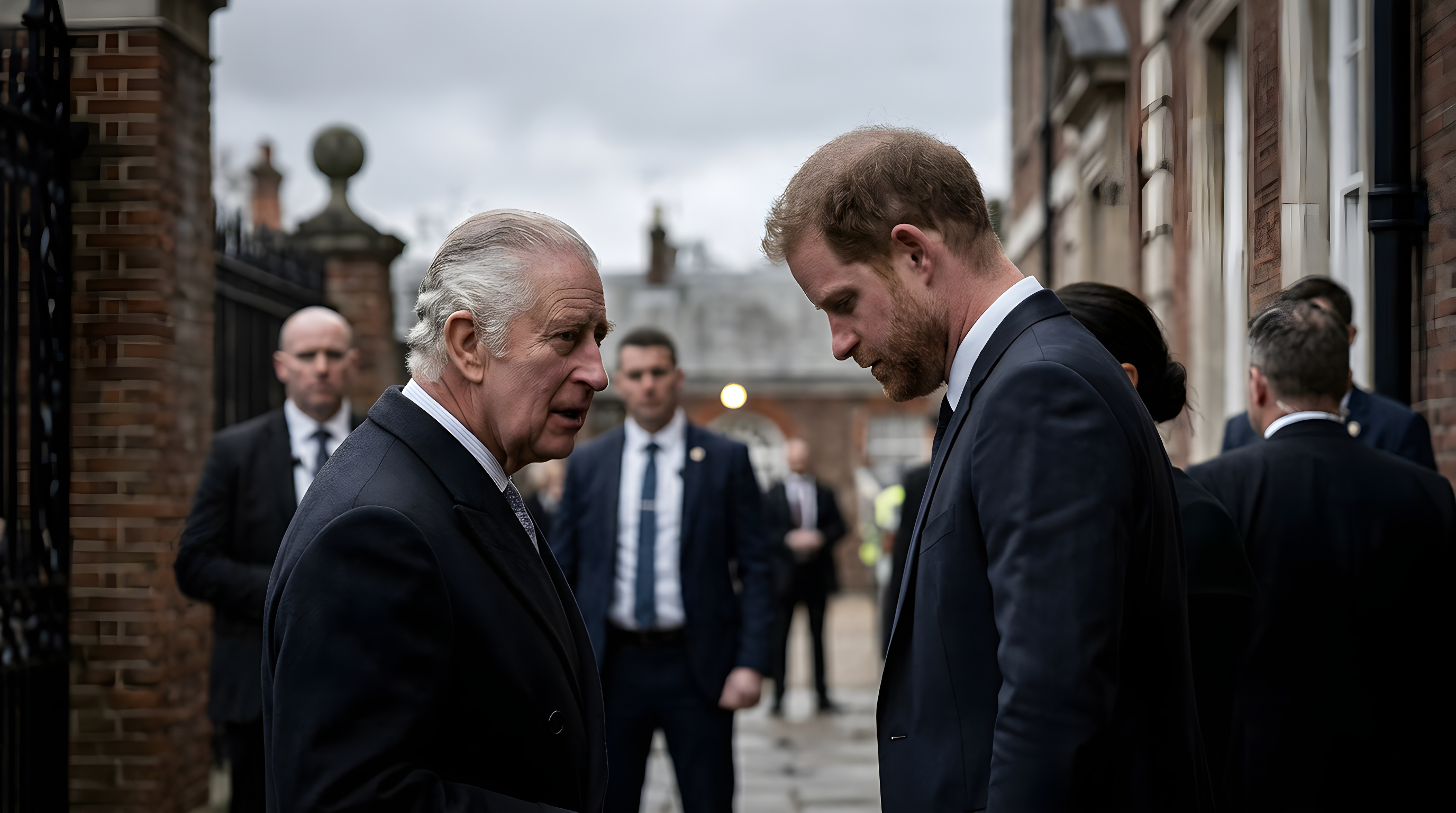 Kong Charles i hårdt opgør med Harry og Meghan efter retur til England