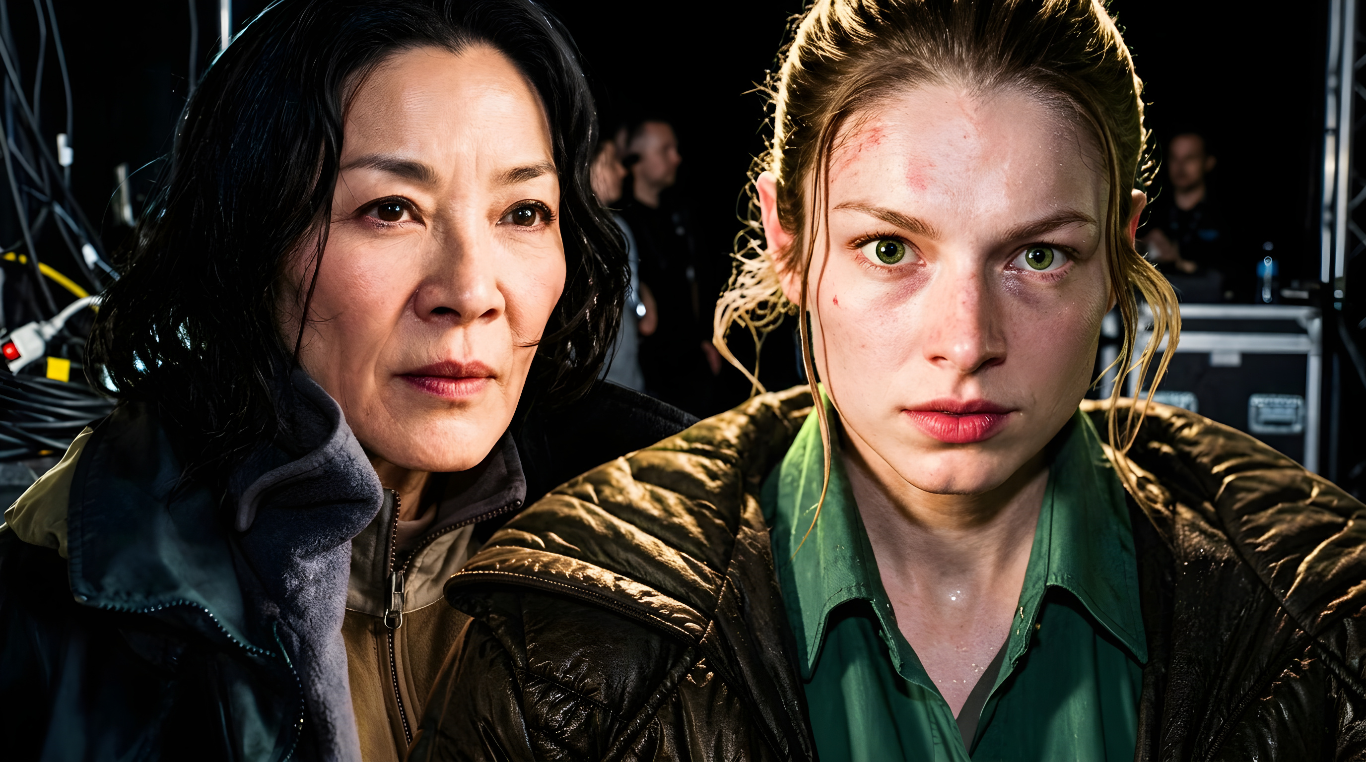 Hunter Schafer og Michelle Yeoh i ny Blade Runner-serie