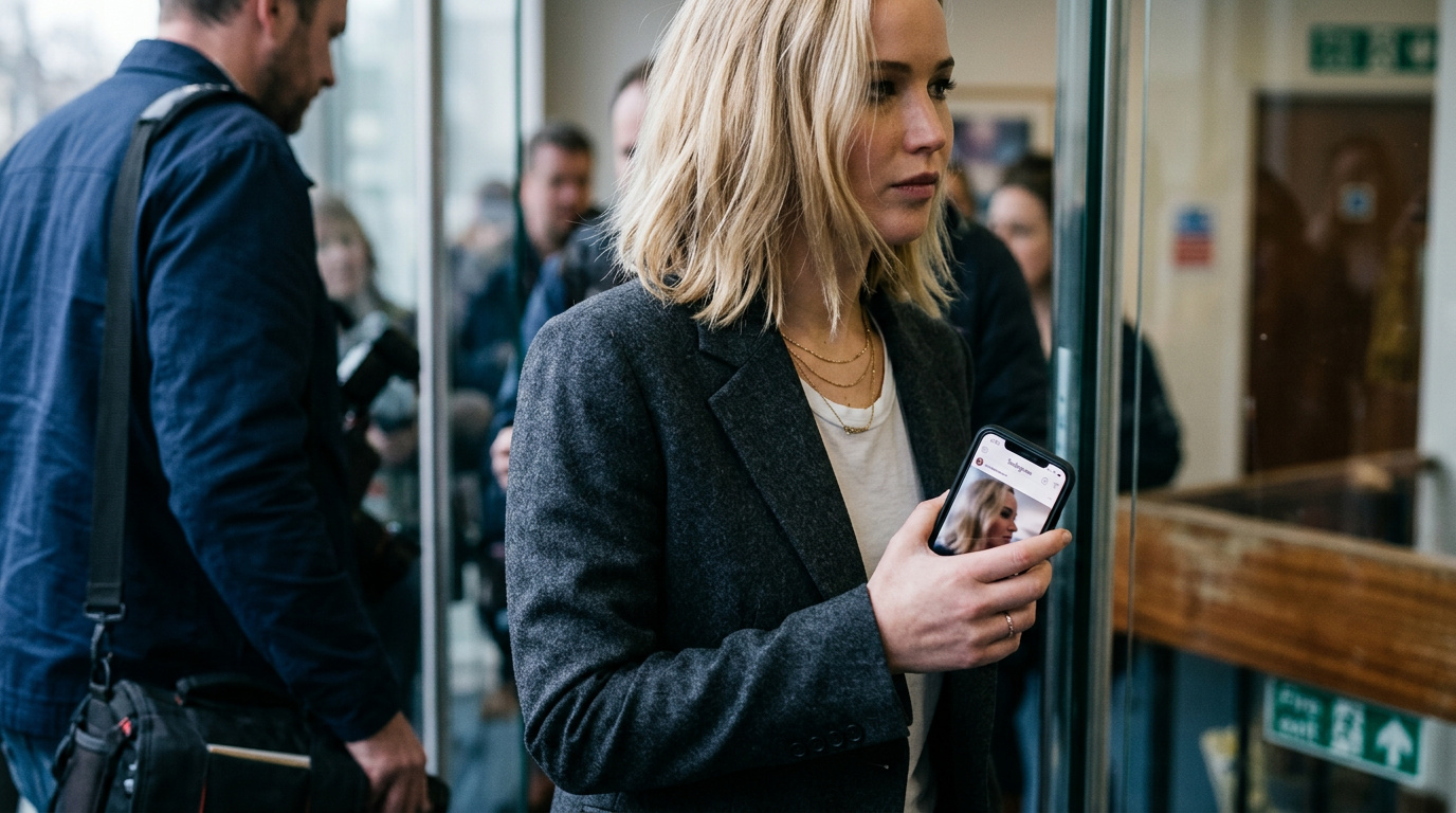 Jennifer Lawrence opretter Instagram og truer med at skride