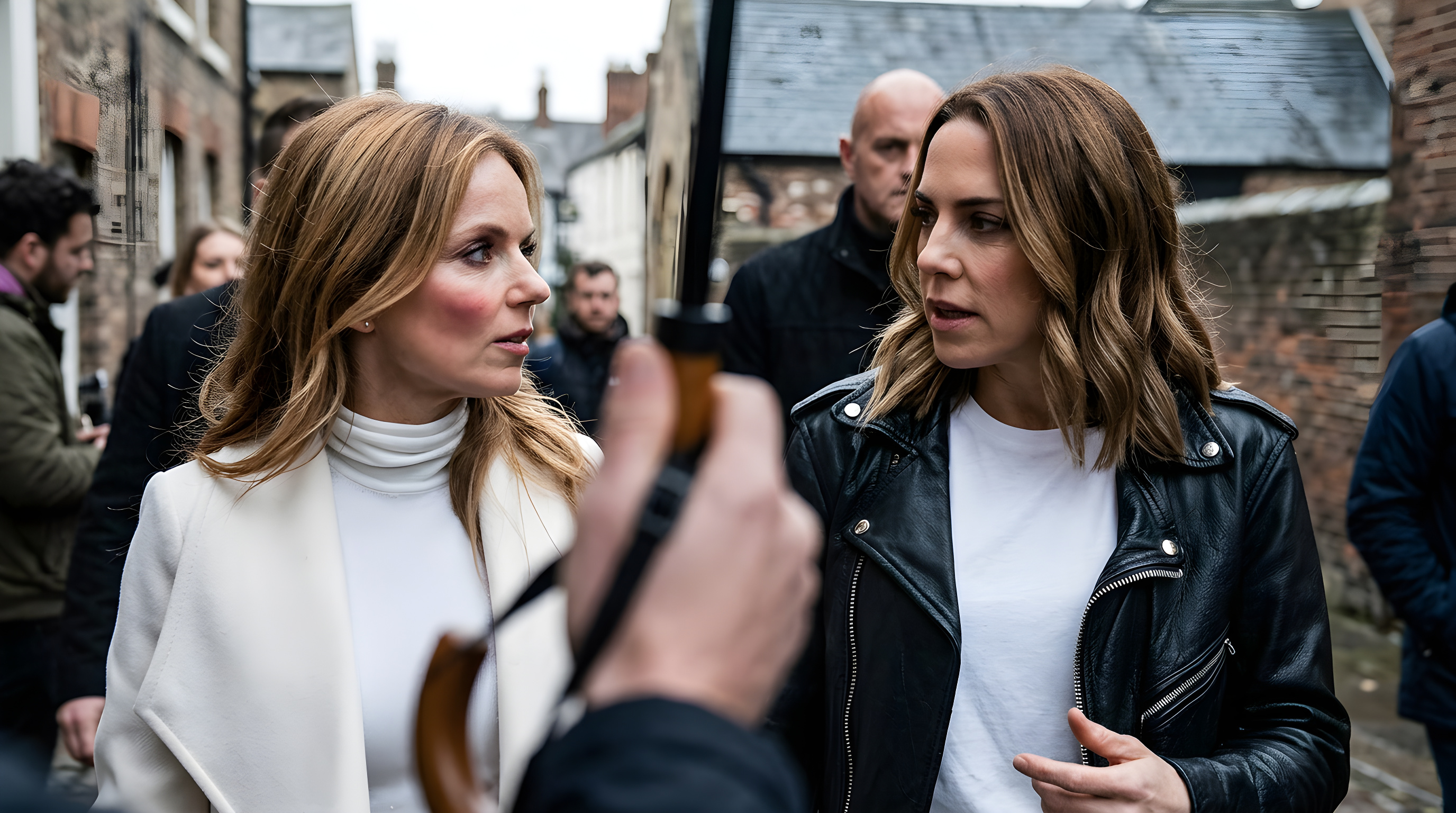 Spice Girl mødte op i hvidt til bryllup og fik en opsang