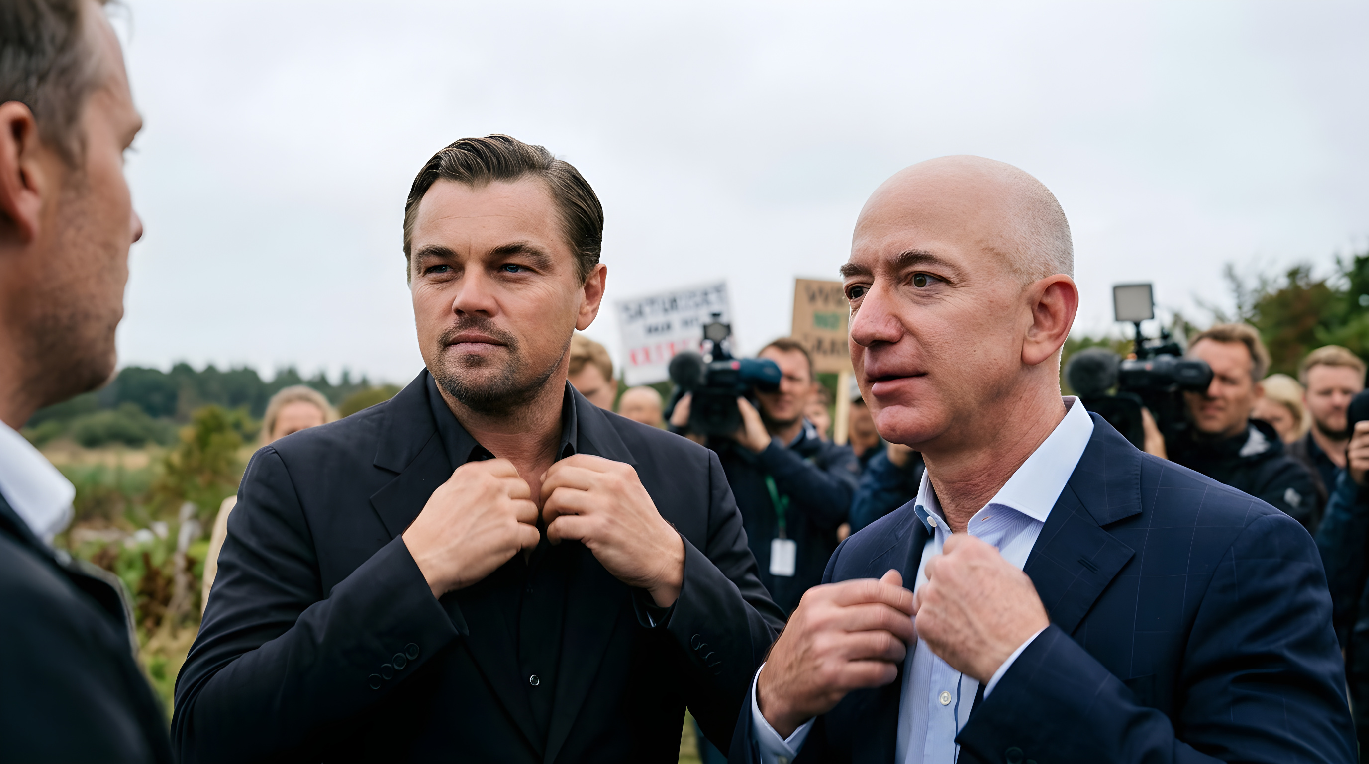 DiCaprio og Jeff Bezos rammes af voldsom kritik