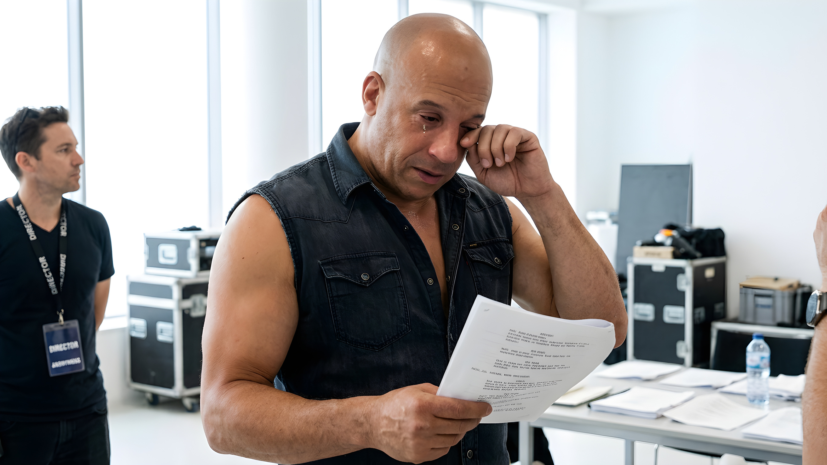 Vin Diesel græd over manuskript som instruktøren ikke har set