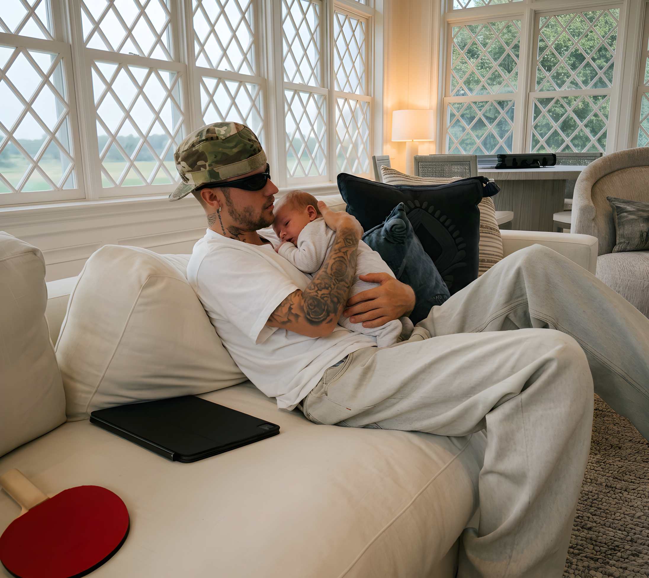 Justin Bieber deler sjældne billeder af sin søn