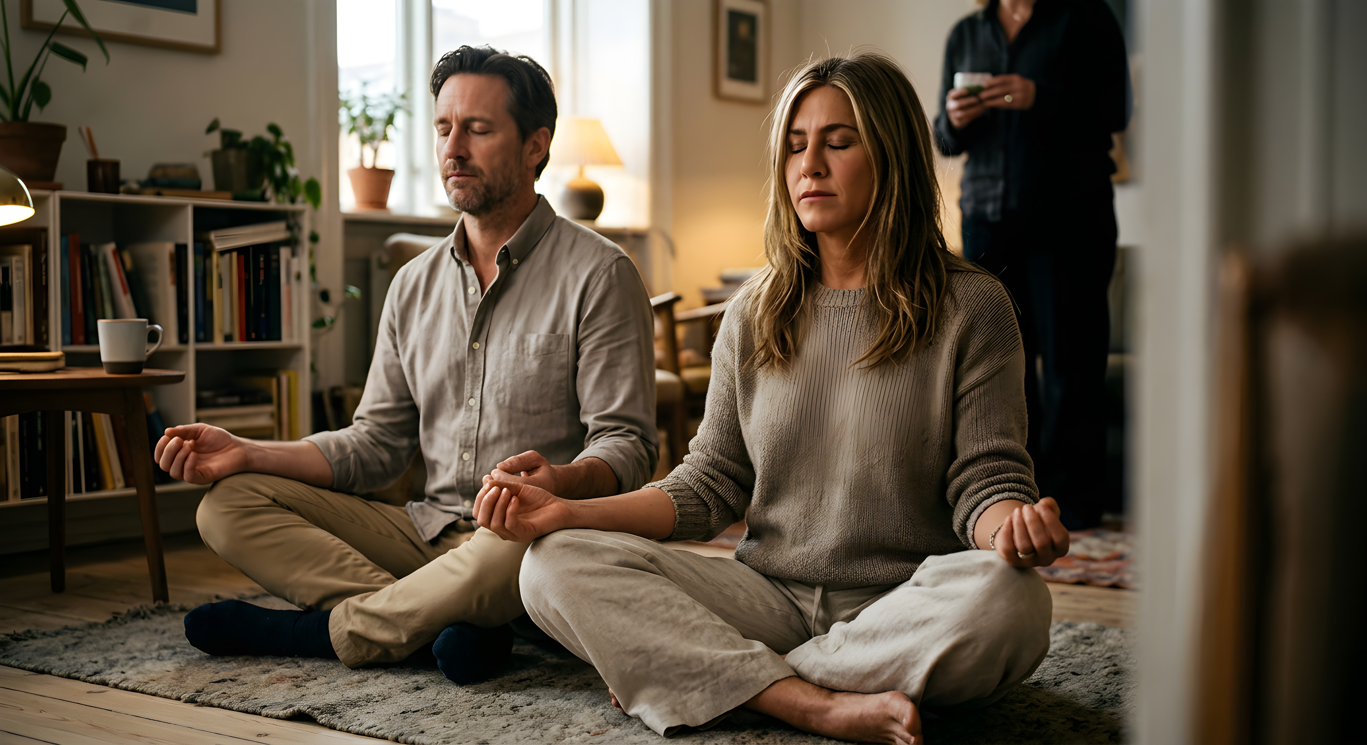 Jennifer Aniston overvinder skænderier med meditation