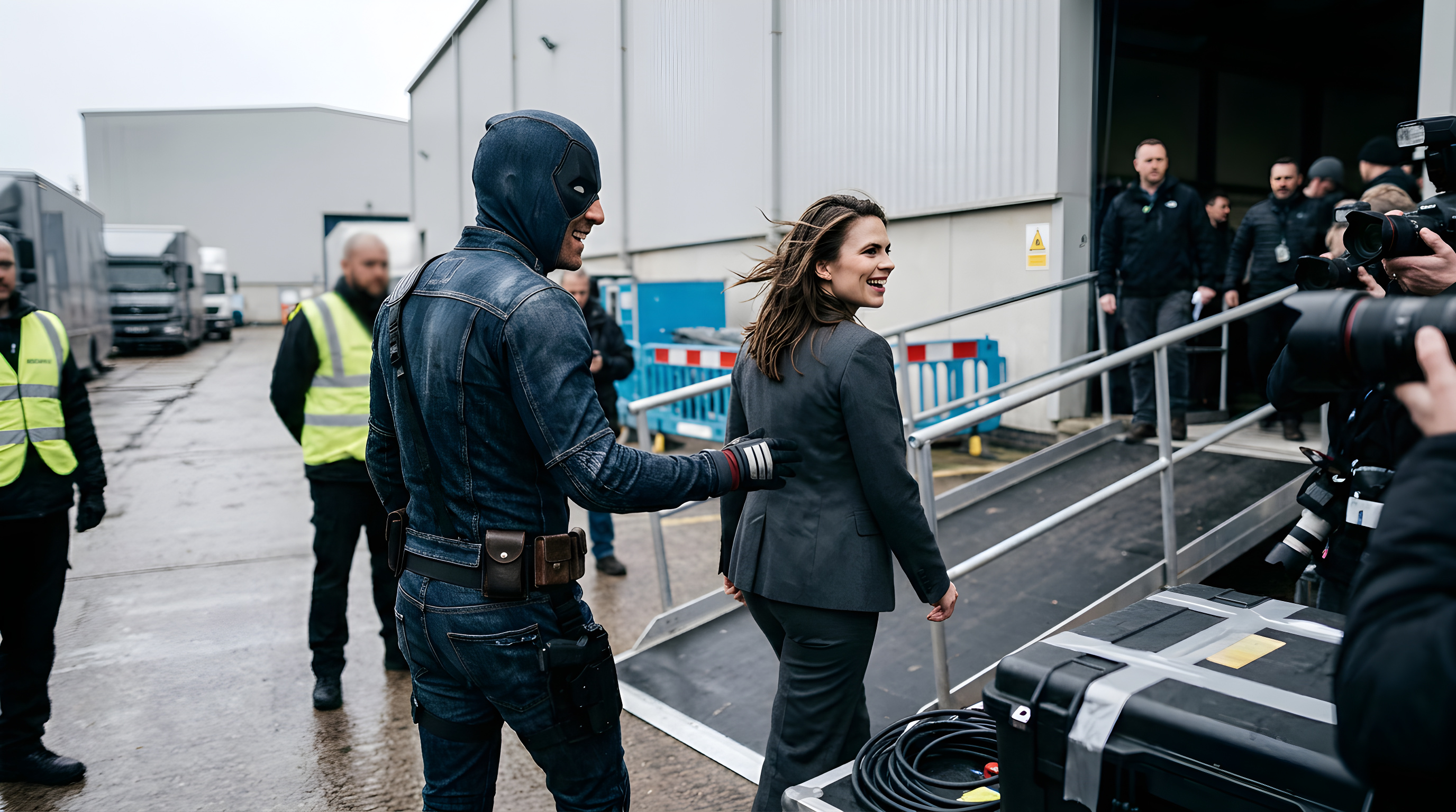 Ryan Reynolds i denim og Hayley Atwell klar til ny stor film