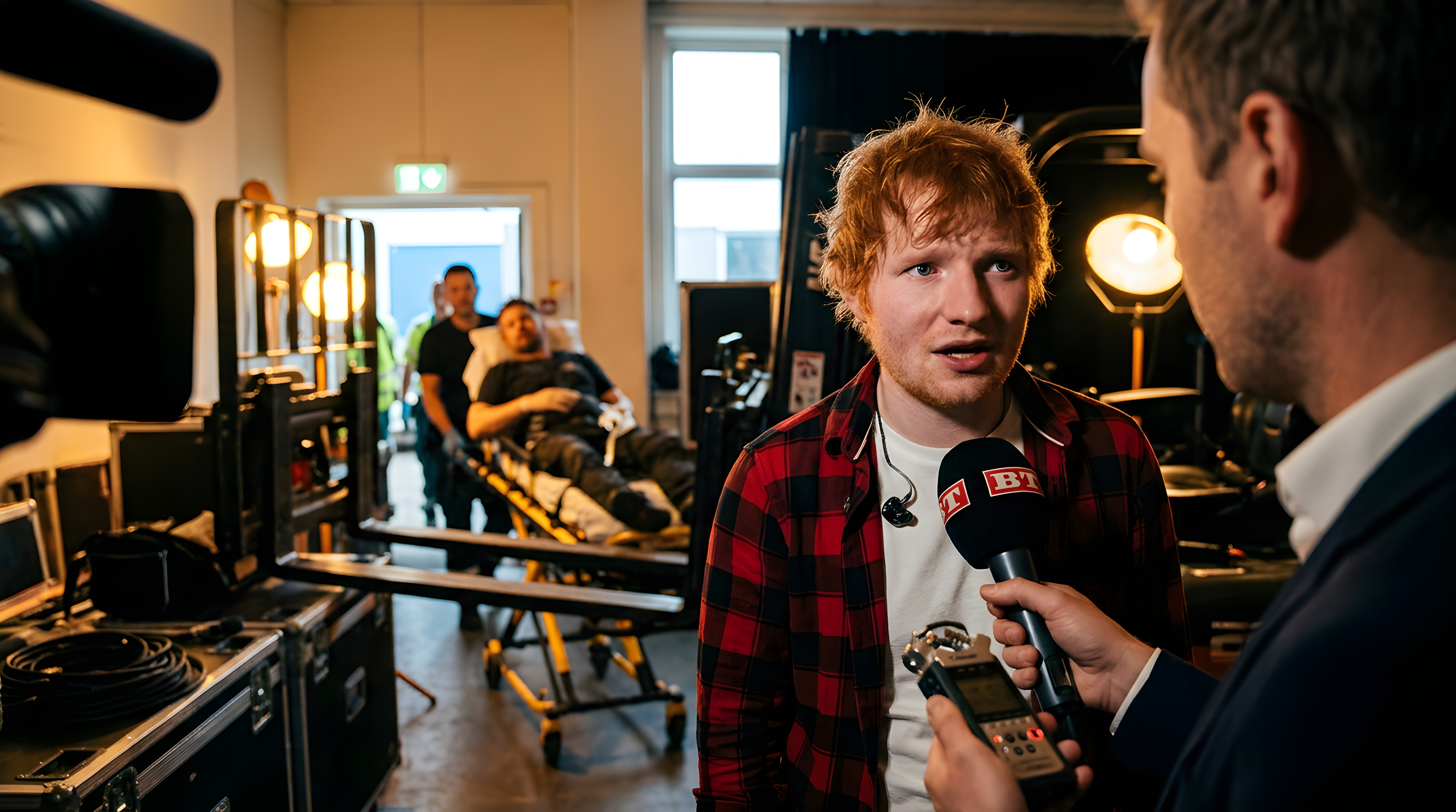 Seks personer indlagt efter ulykke til Ed Sheeran-koncert