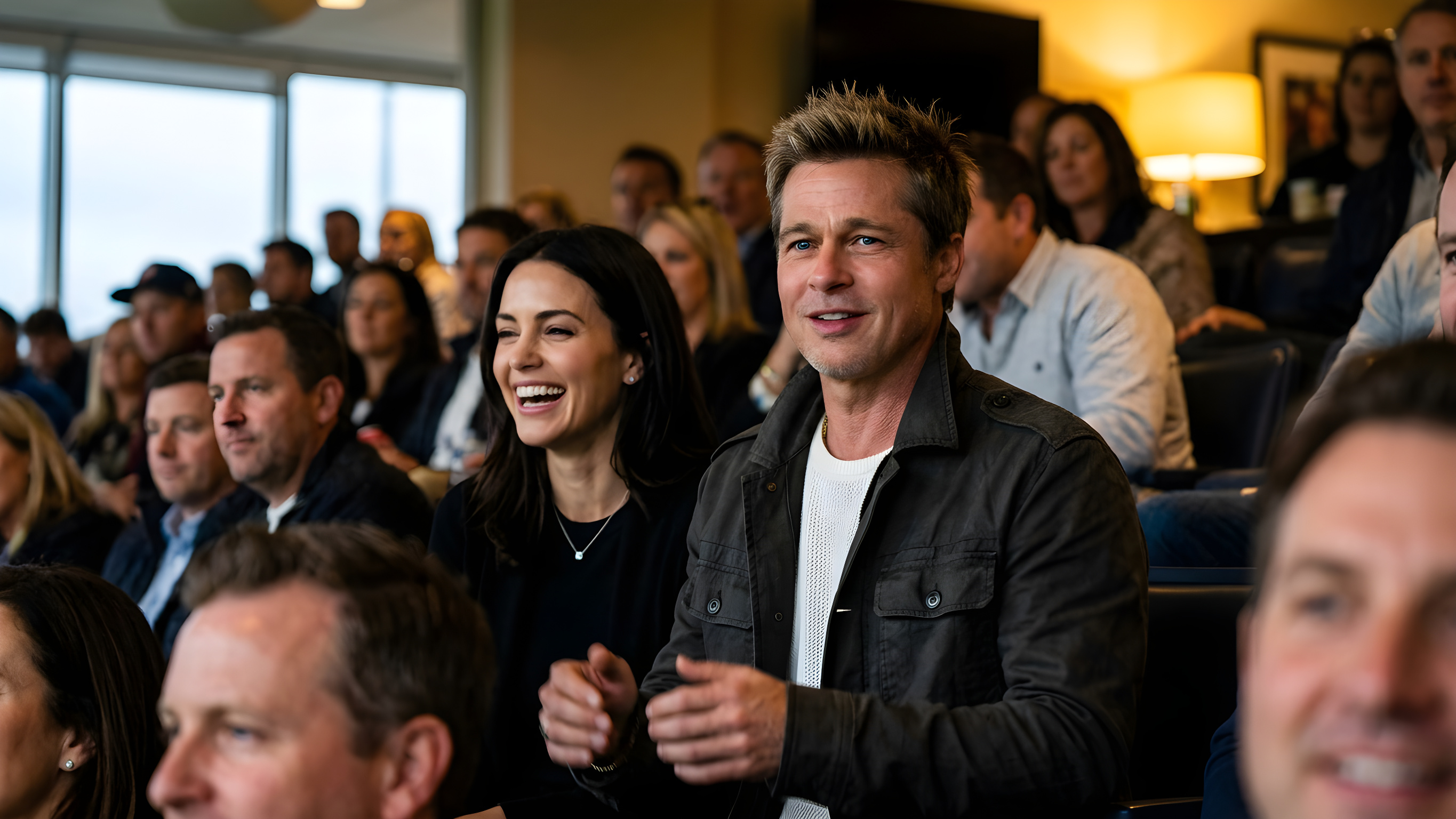 Brad Pitt viser stilen frem med sin unge kæreste