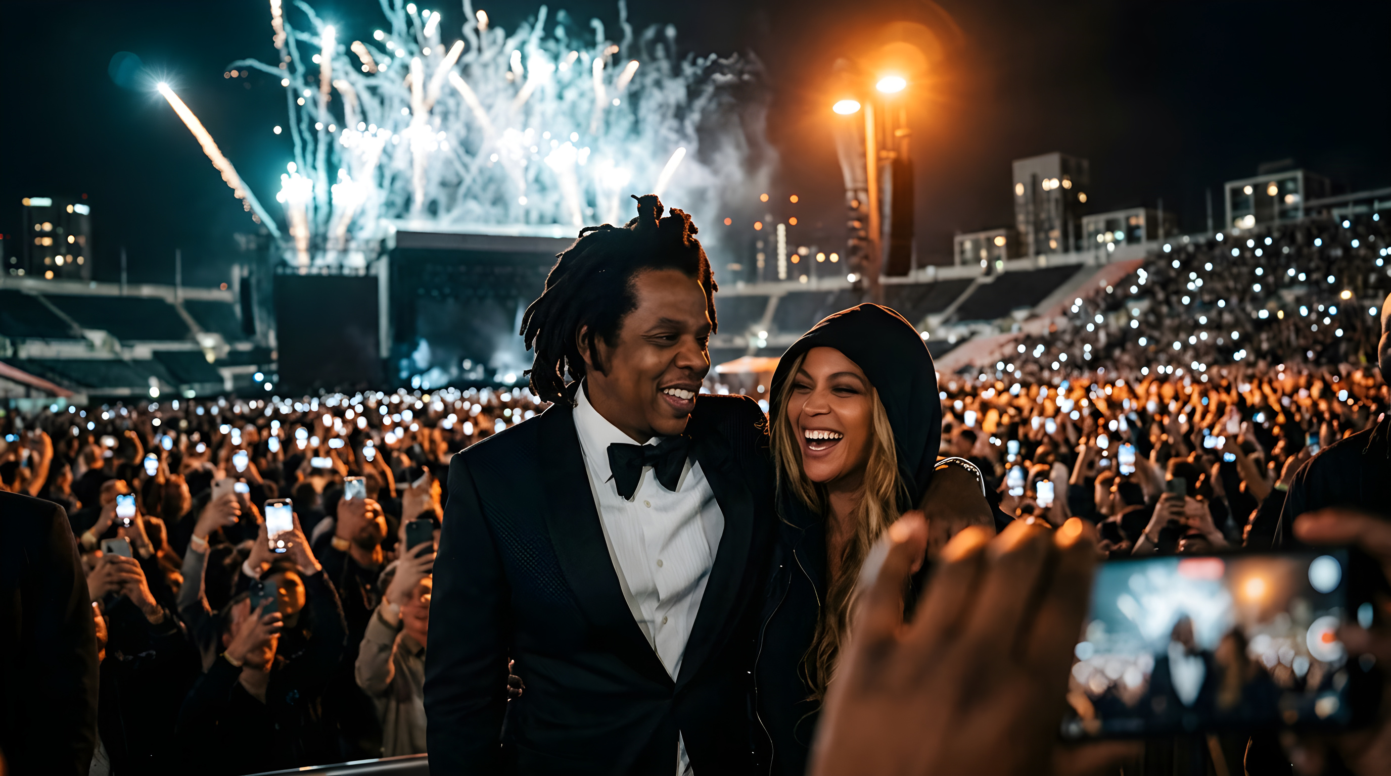 Jay-Z fejrer Beyoncé med kæmpe show i London