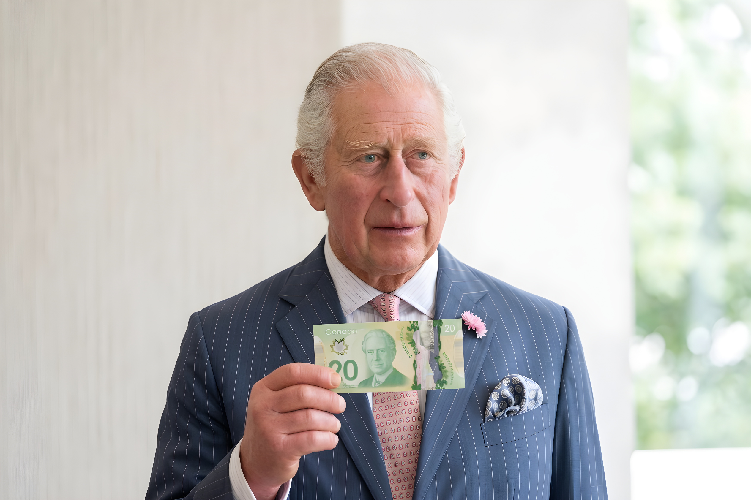 Kong Charles skriver historie på nye pengesedler
