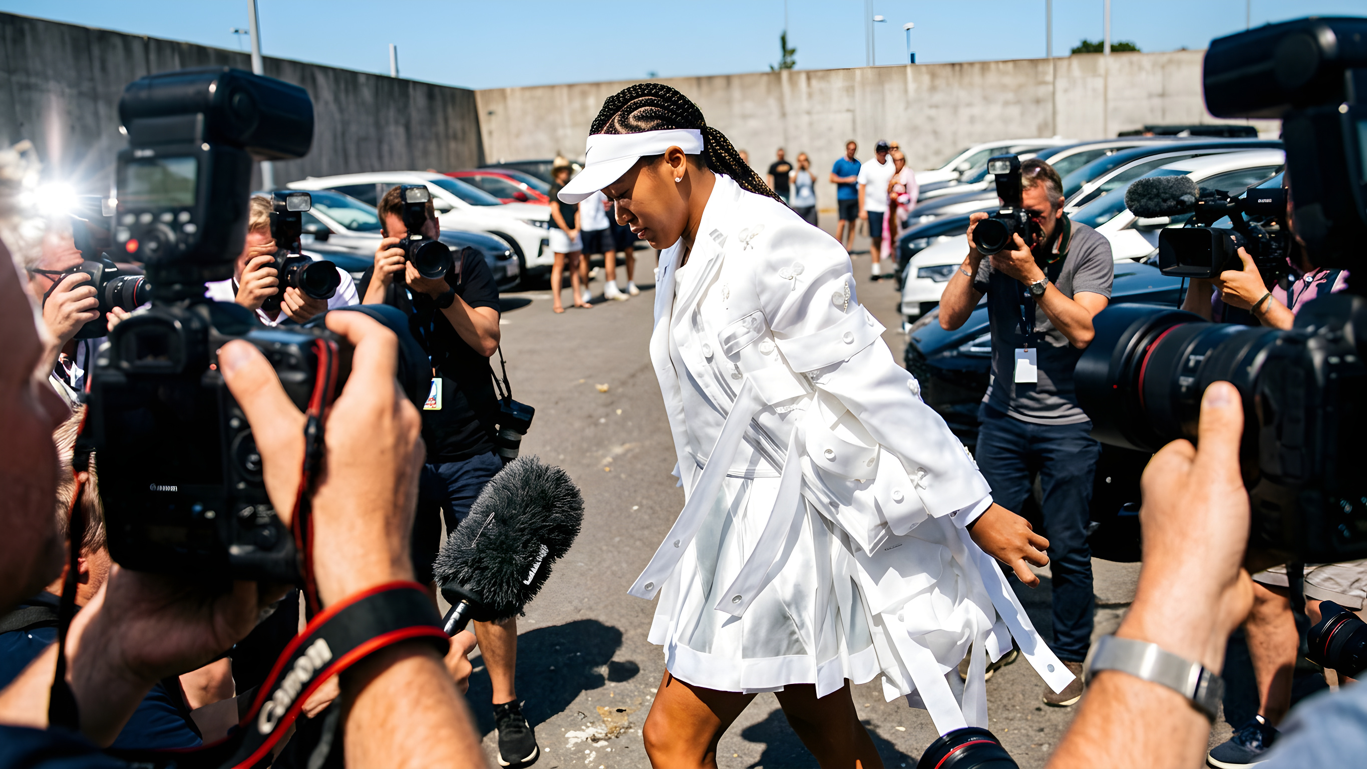 Naomi Osaka vækker opsigt med Zendayas tøjstil