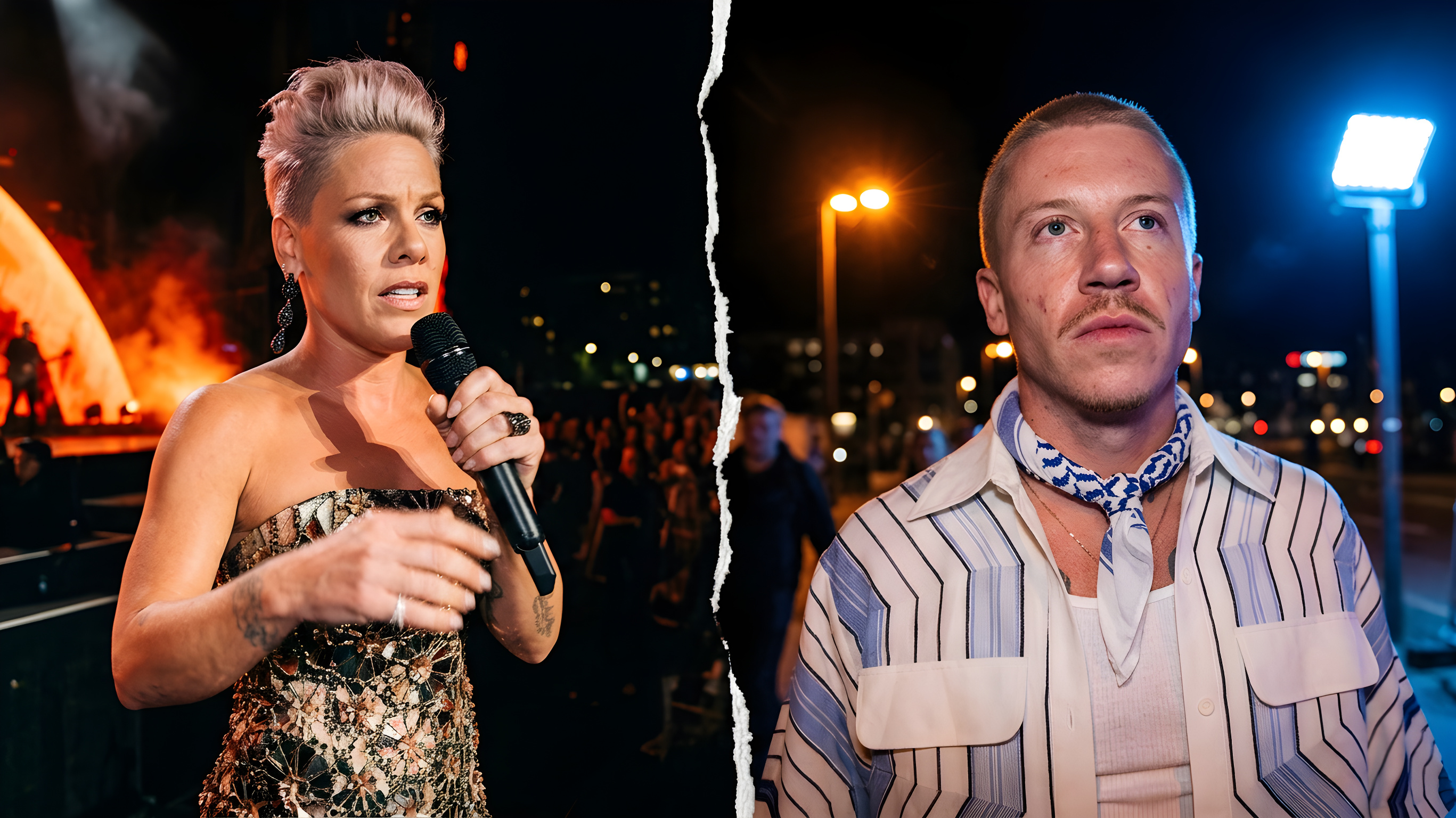 Pink angriber Macklemore efter koncert mod Israel