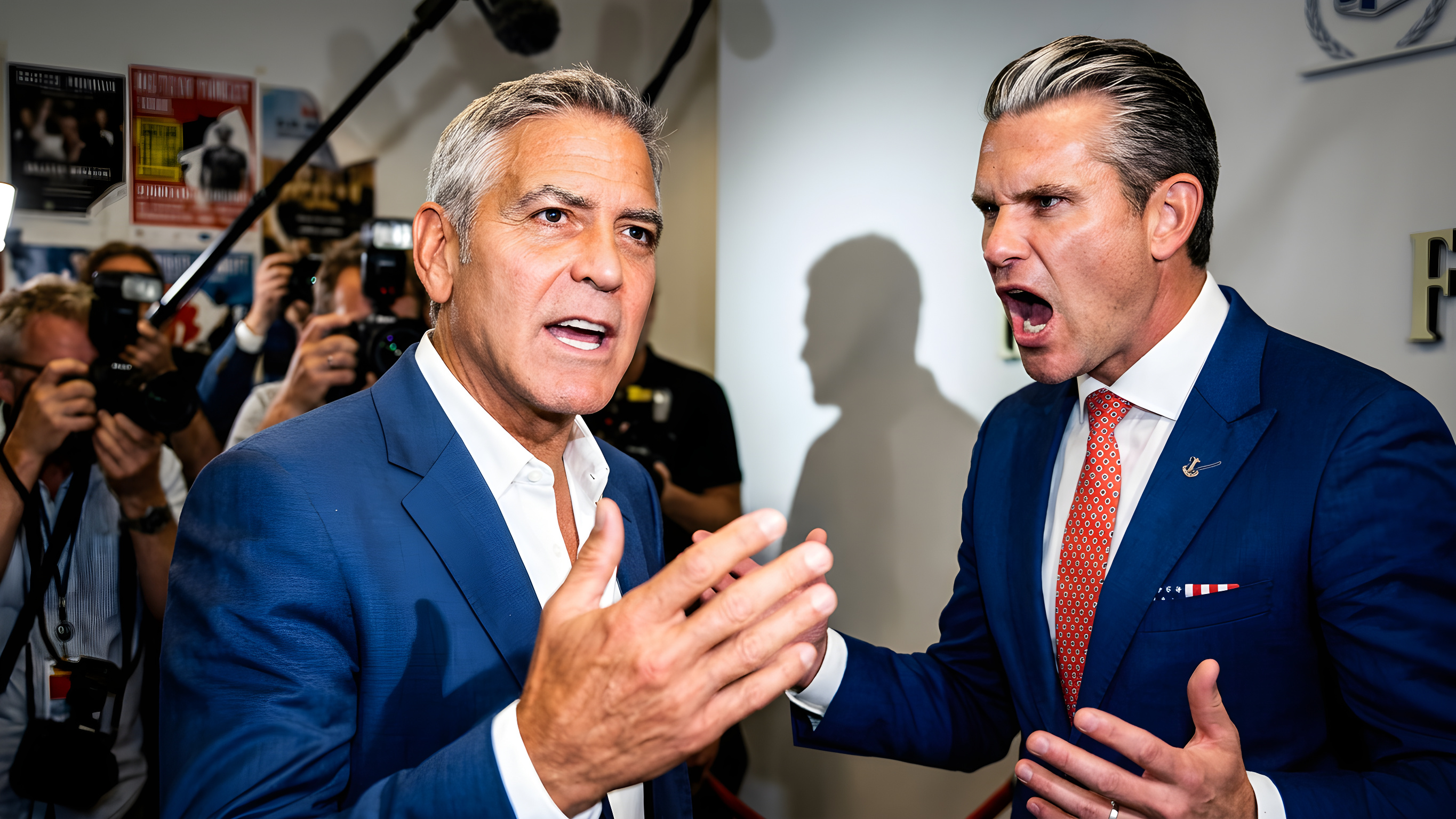 George Clooney raser mod amerikansk minister