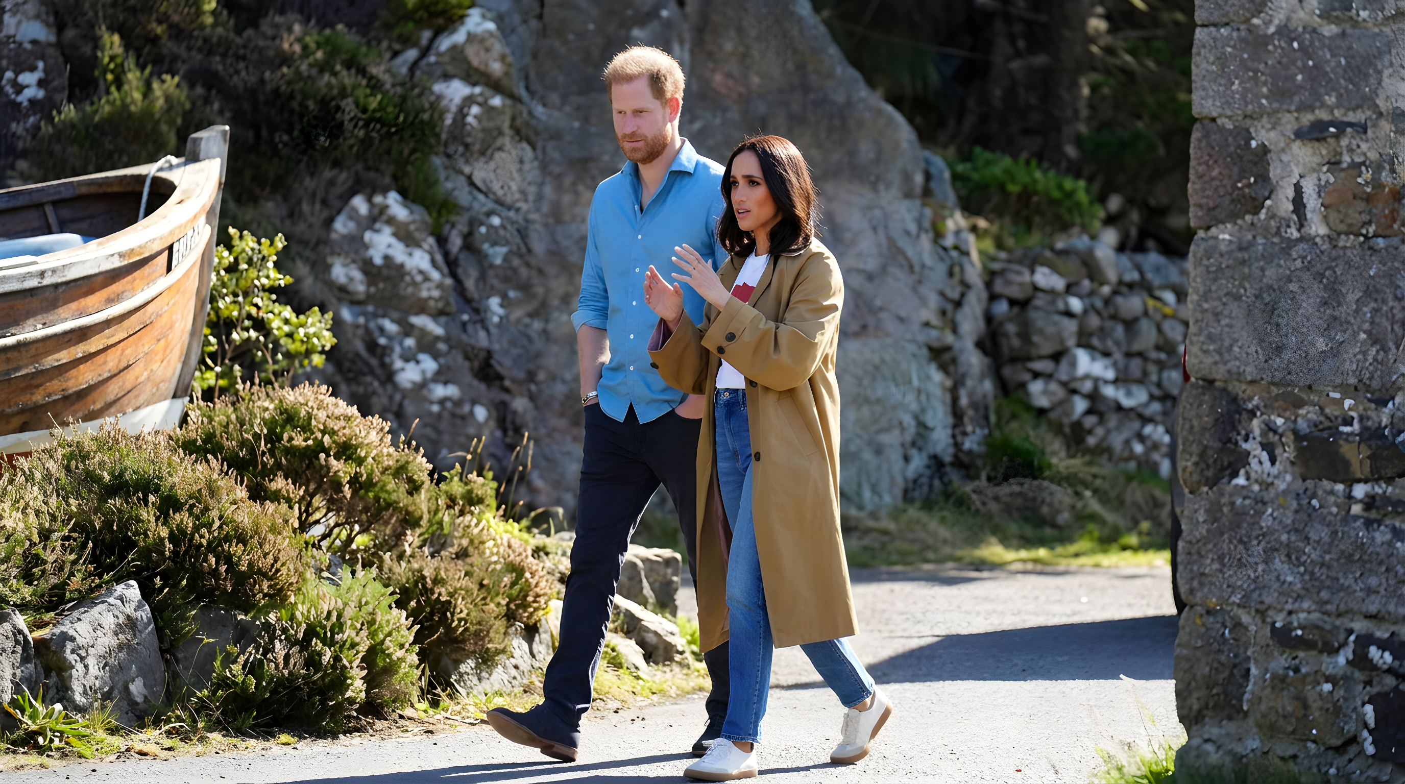 Harry og Meghan på hemmelig familietur i Storbritannien