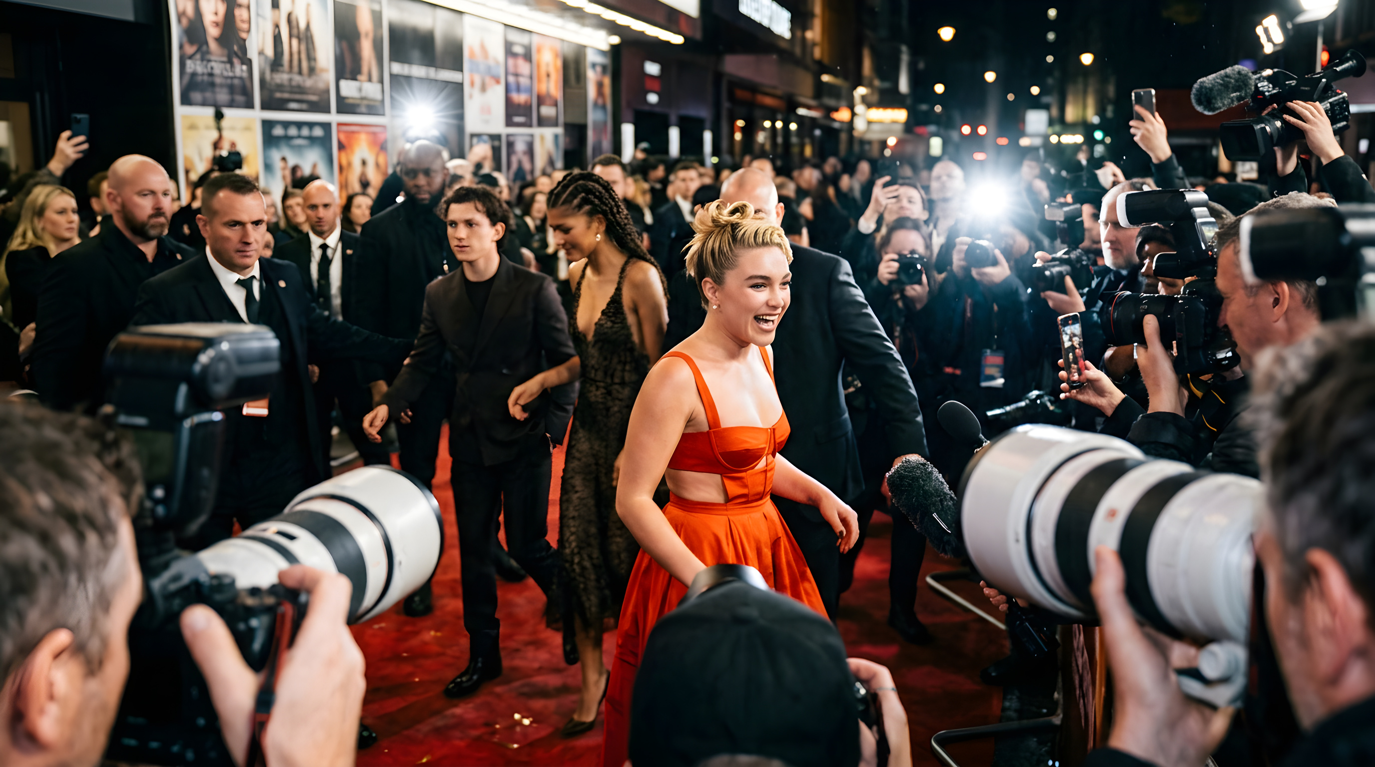 Florence Pugh stjal rampelyset til stor premiere