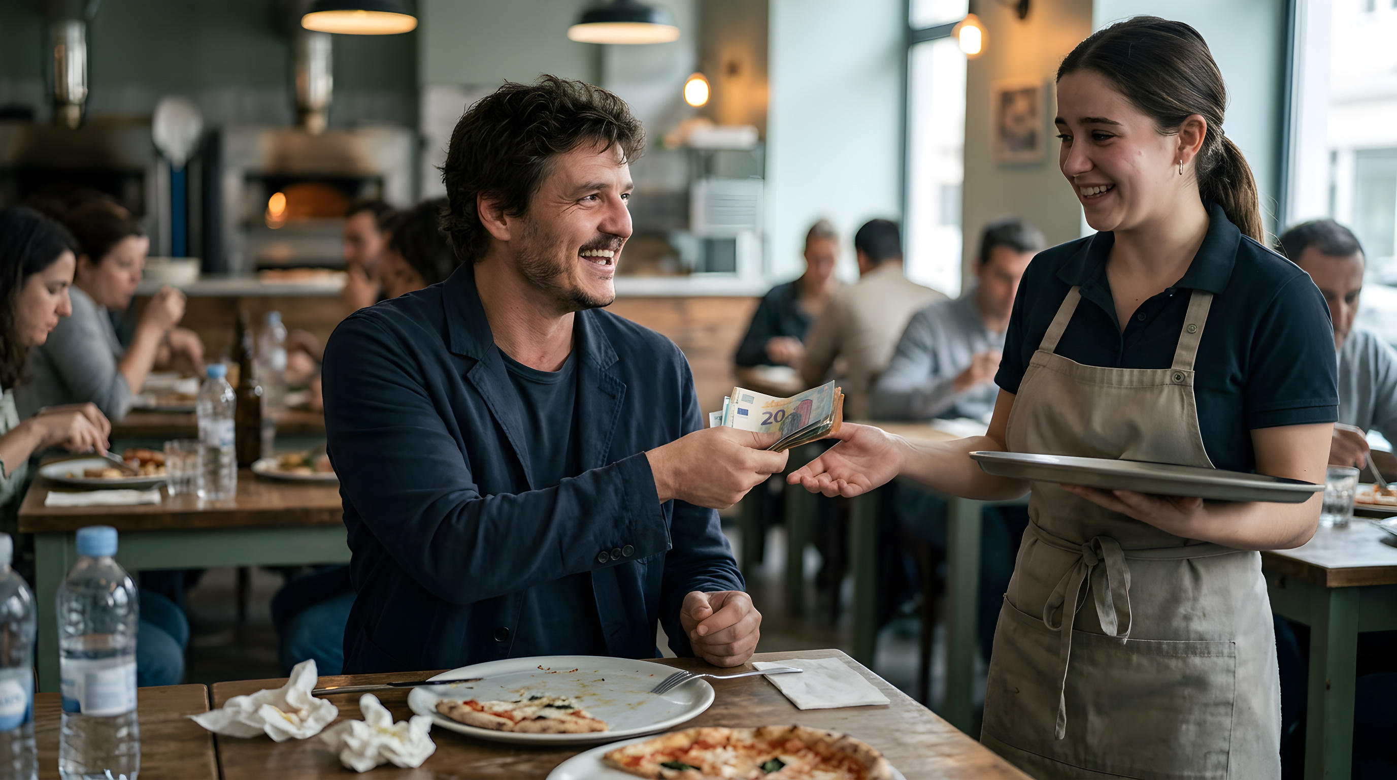 Pedro Pascal overraskede tjenerne på lokal restaurant