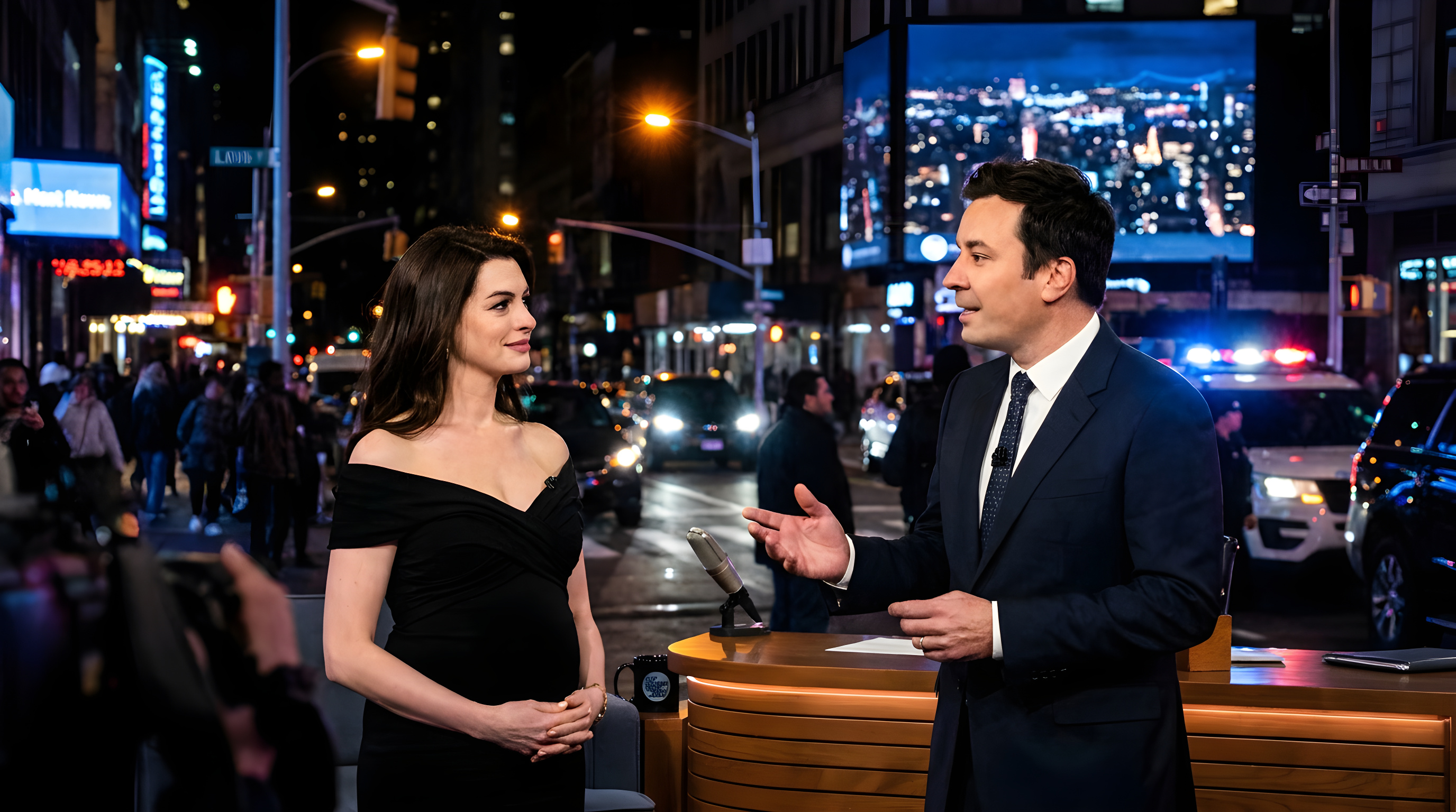 Anne Hathaway undskylder efter viralt kaos på rød løber