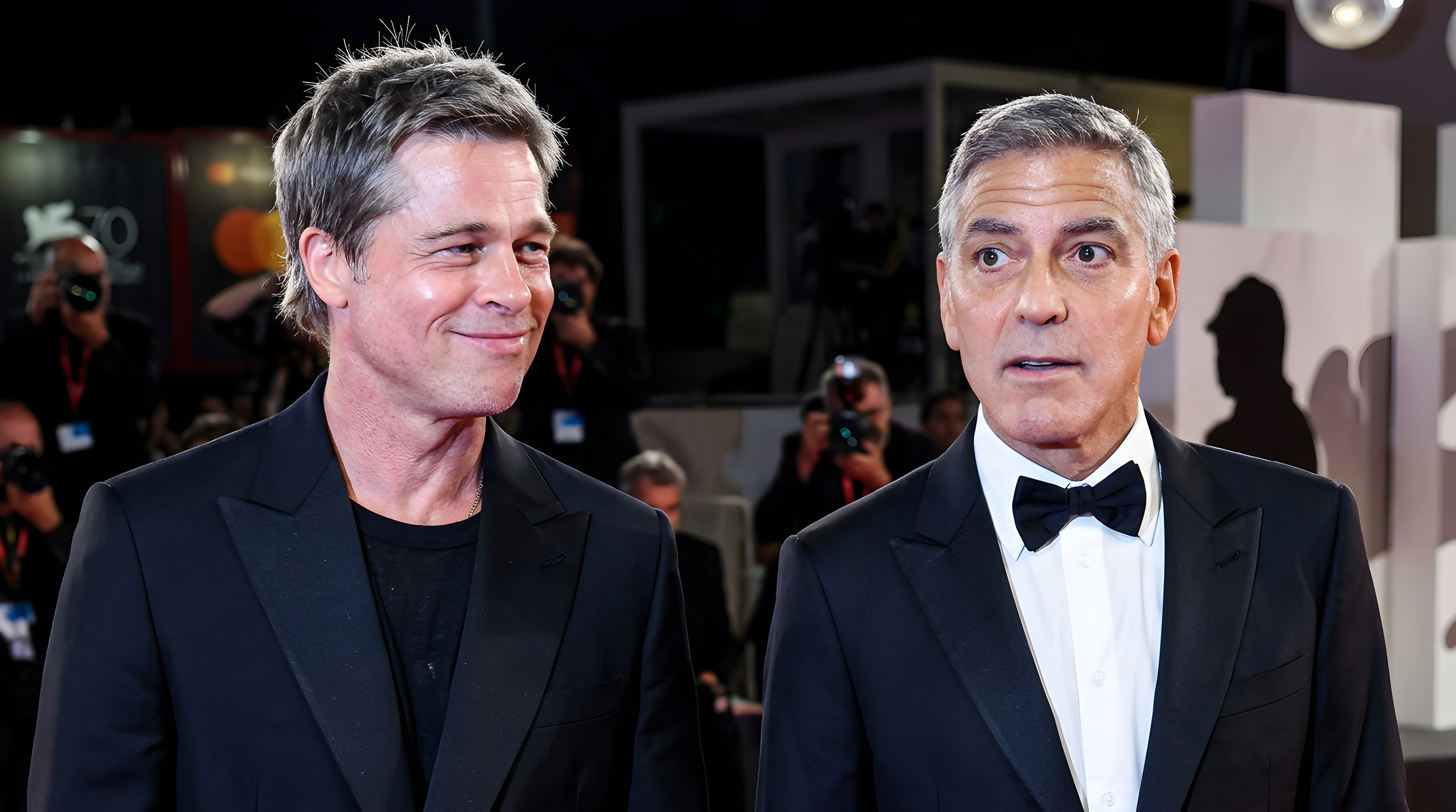 Brad Pitt driller George Clooney efter stor hæder