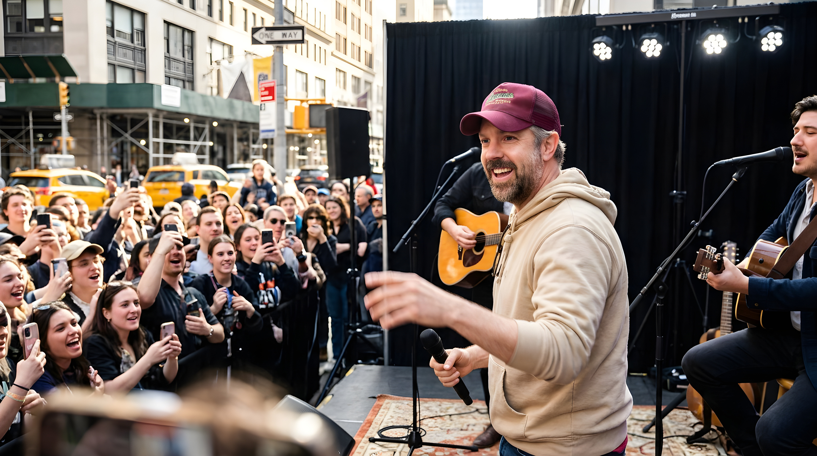 Ted Lasso-stjerne overrasker fans på scenen i New York