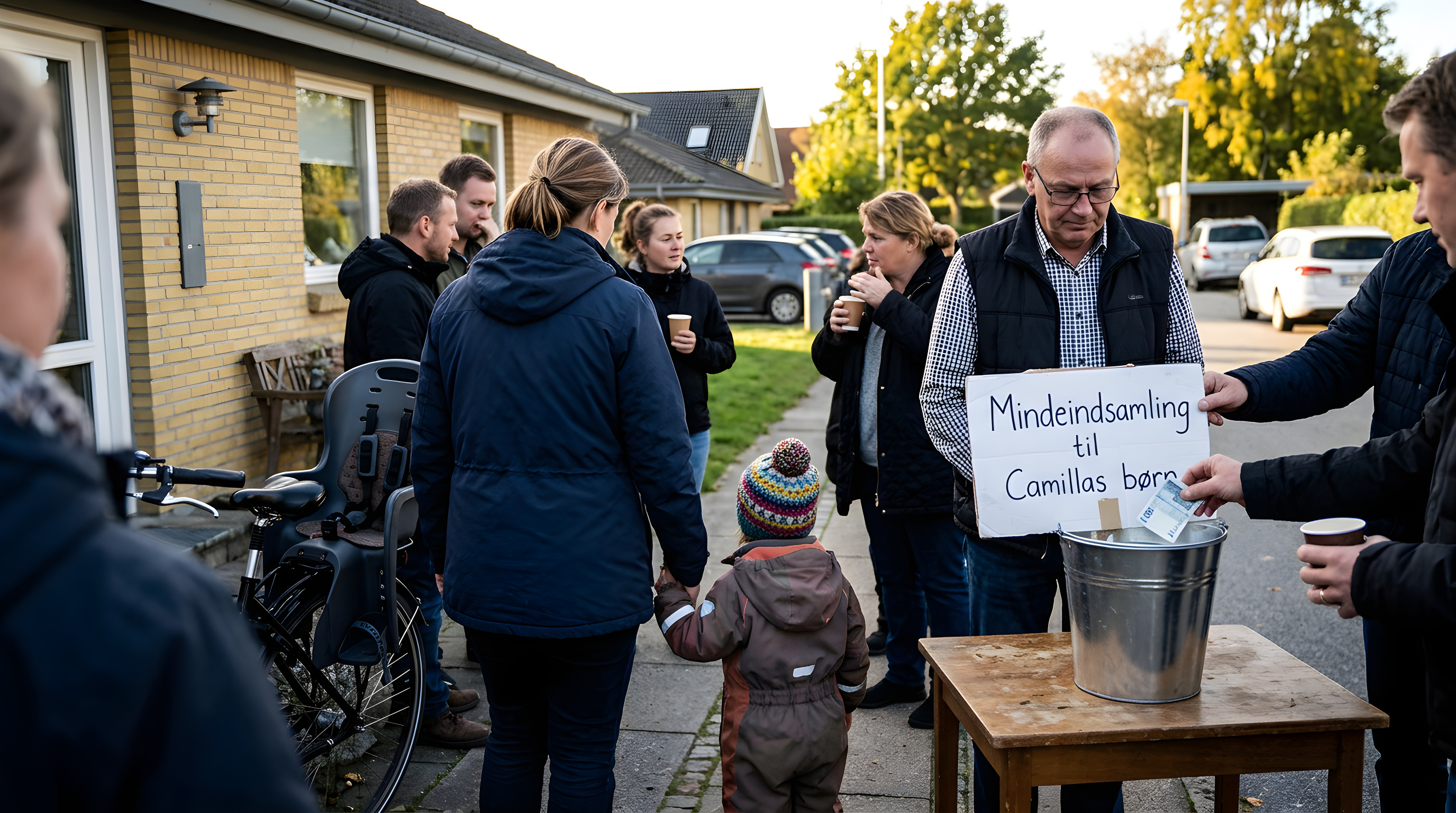 Familien samler ind til Camilla Dohns to små børn