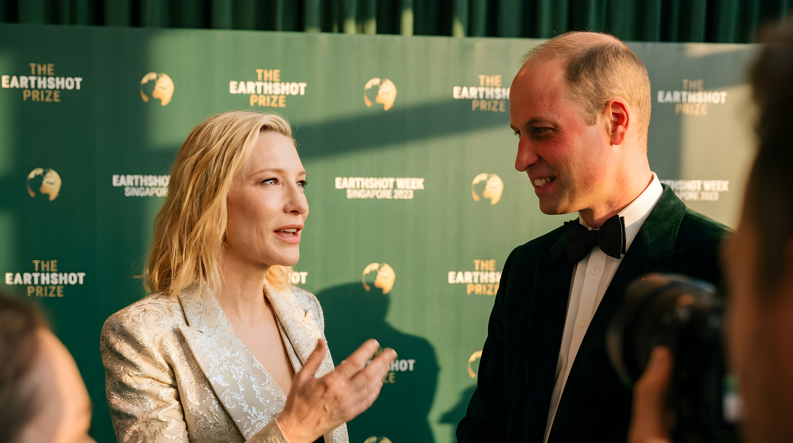 Cate Blanchett roser prins William for hans klimaindsats