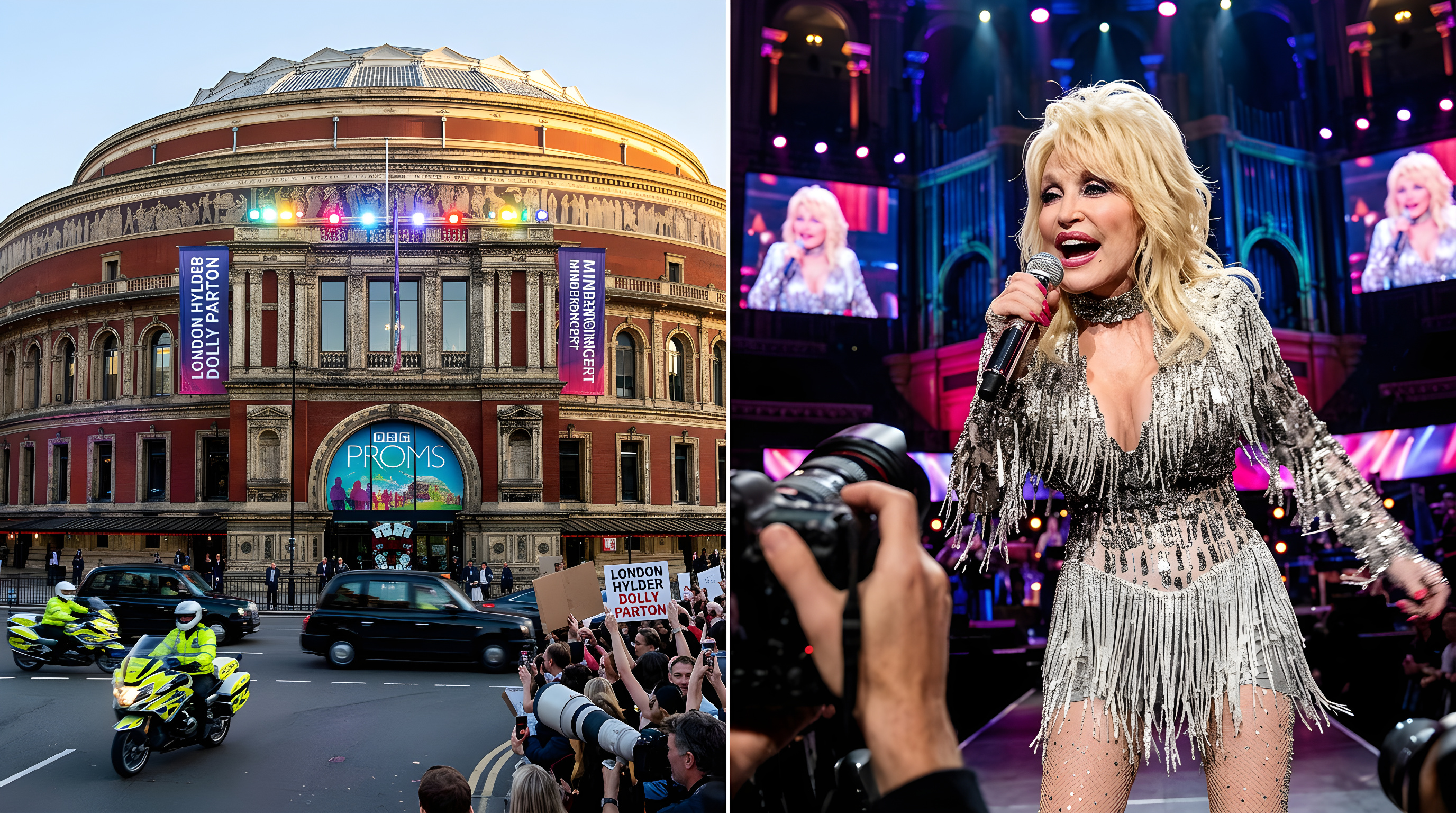 Dolly Parton hyldes med stort stjerneshow i London