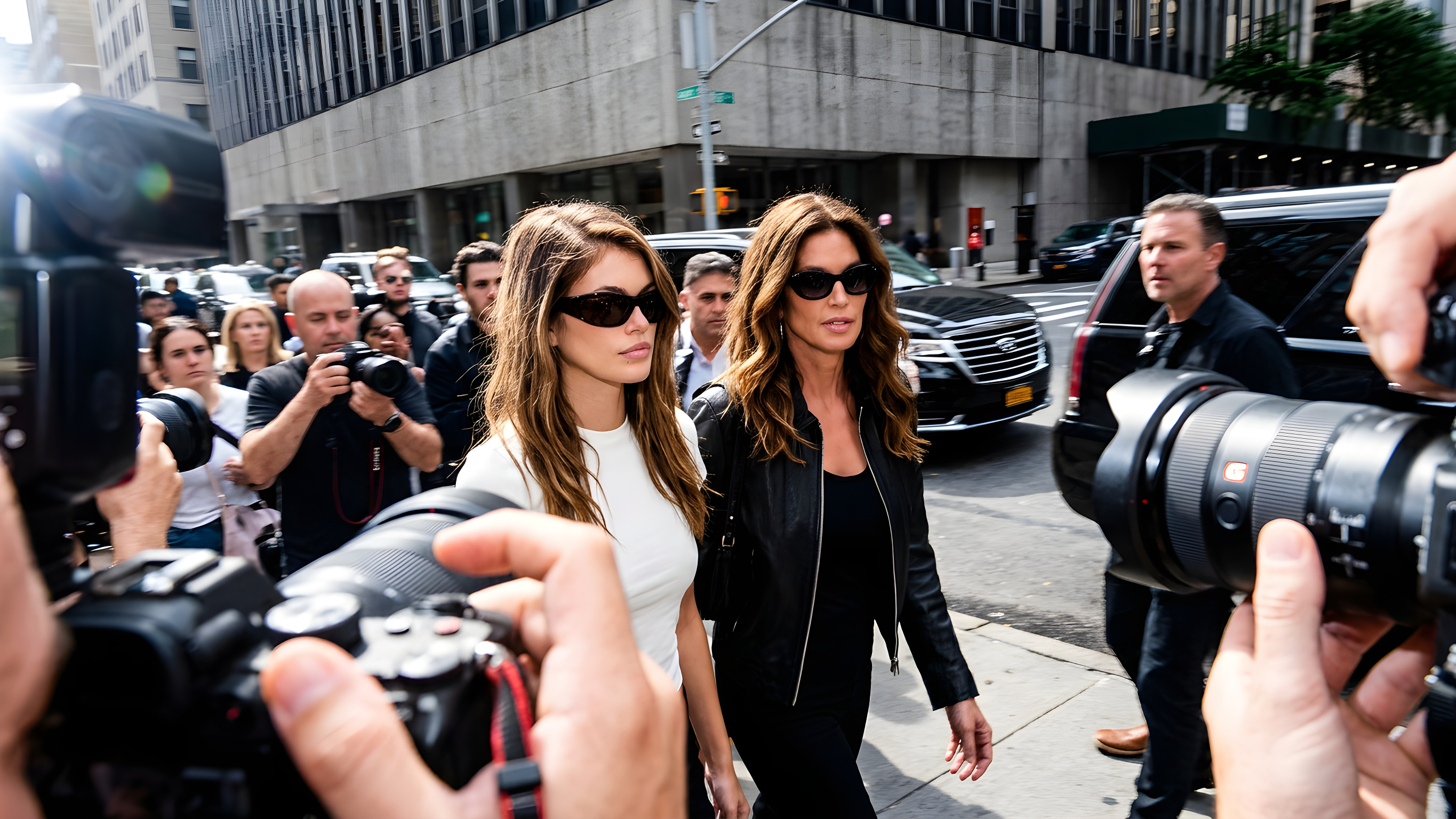 Cindy Crawford og datteren deler rampelyset i New York