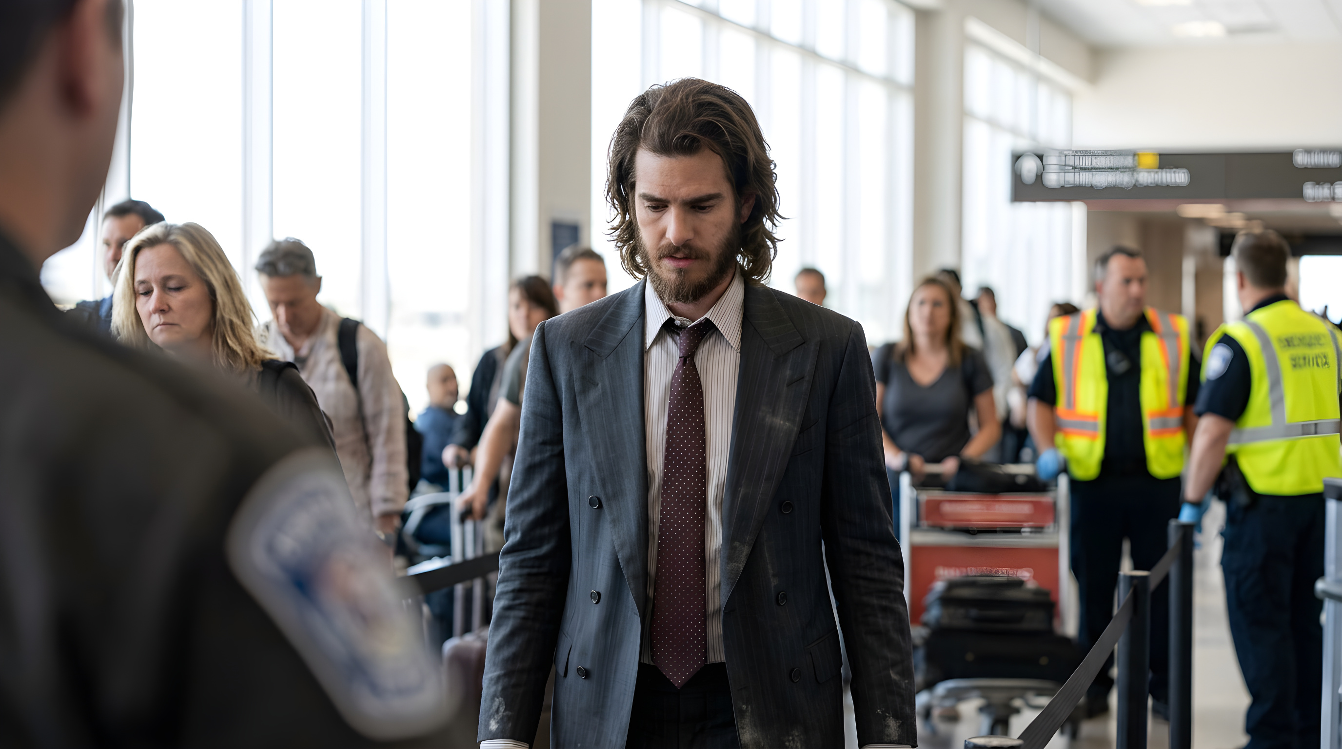 Andrew Garfield fanget i New Mexico efter nødlanding
