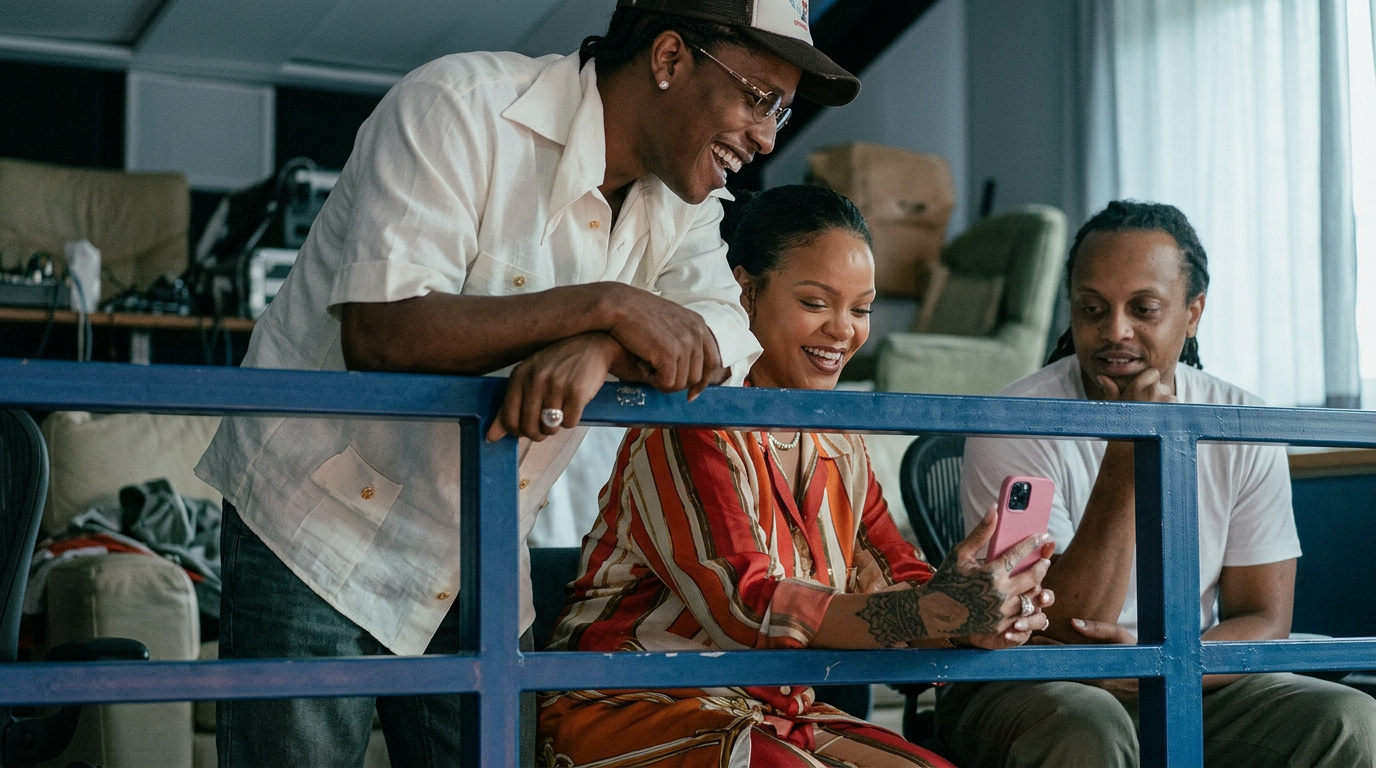 Rihanna driller eksen Drake i fræk video med sin mand